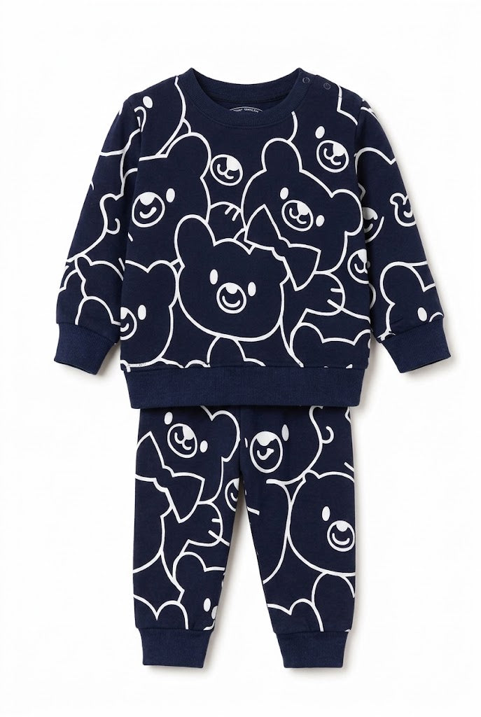 Blue Bear Fleece Suit