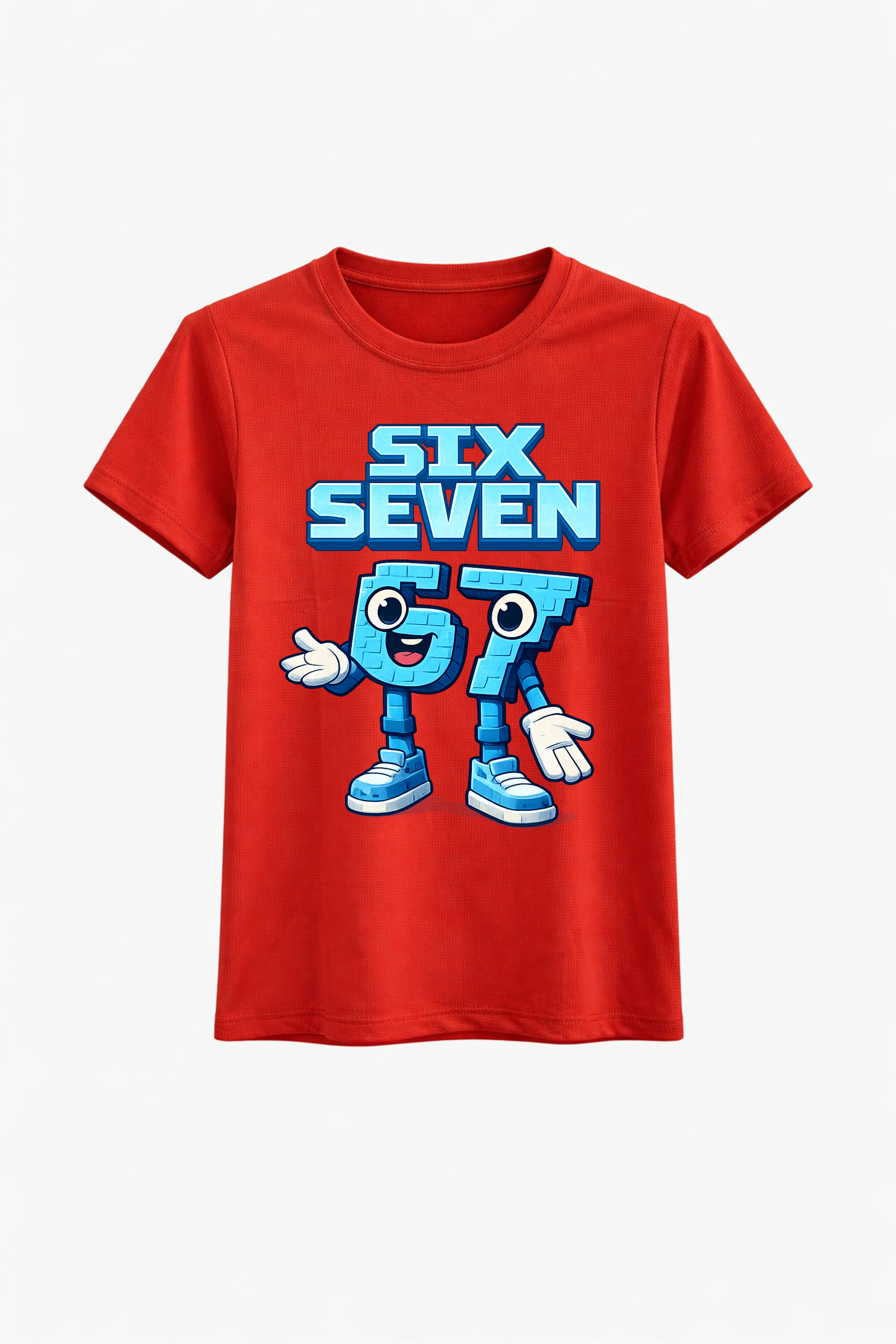 Six Seven Lego Style Graphic Tee