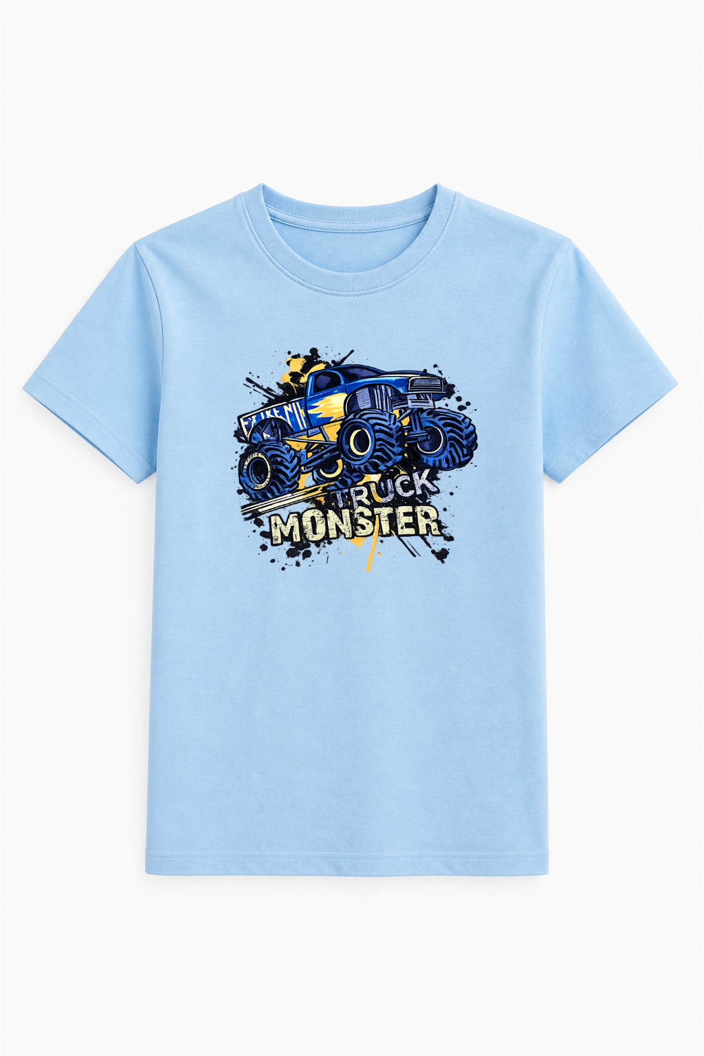 Mini Monster Truck Cotton Tee