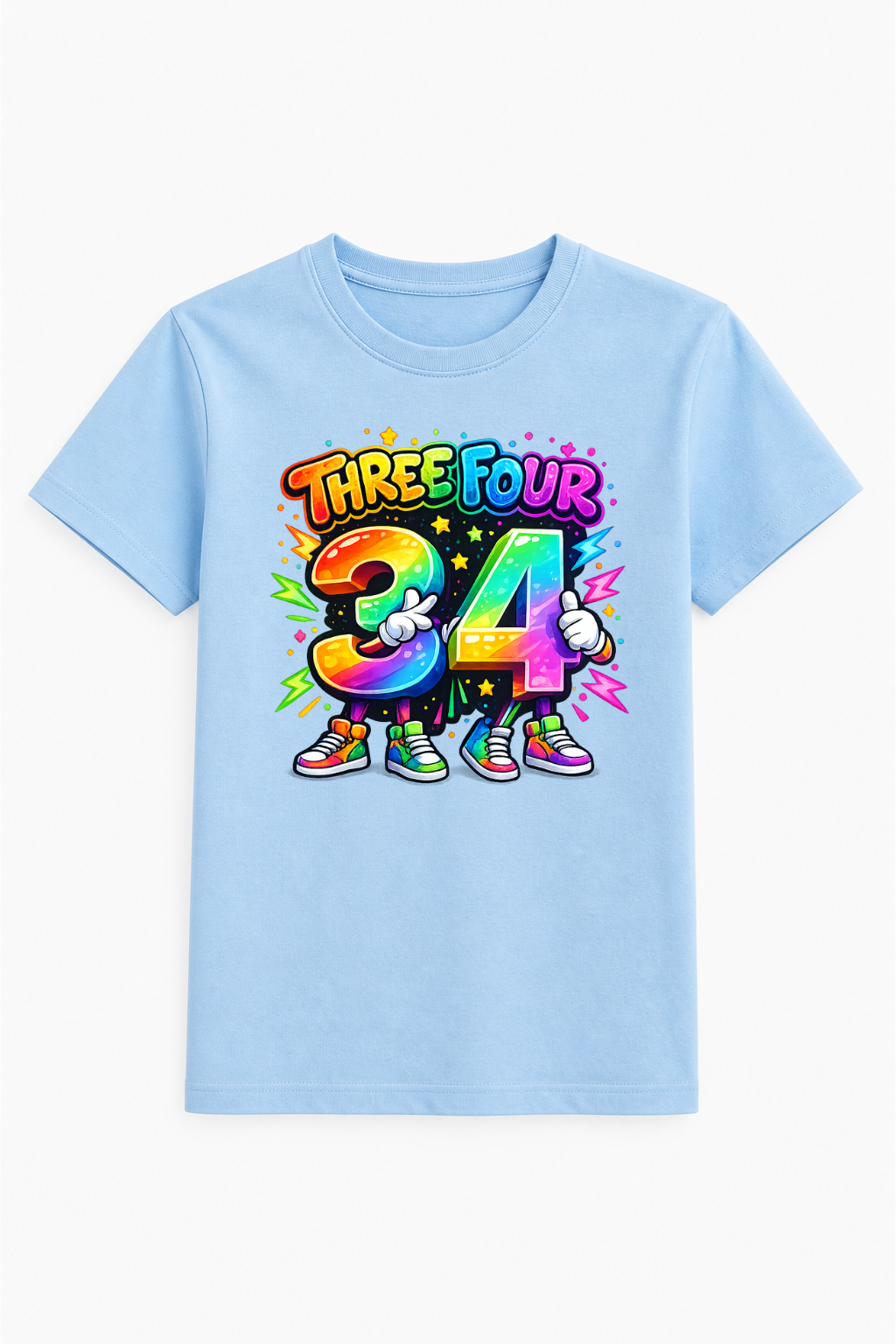 Three Four Friends Birthday Tee