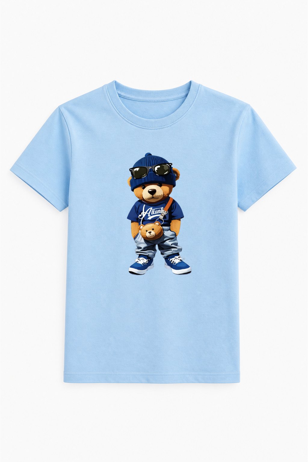 Drip Teddy Graphic Cotton Tee