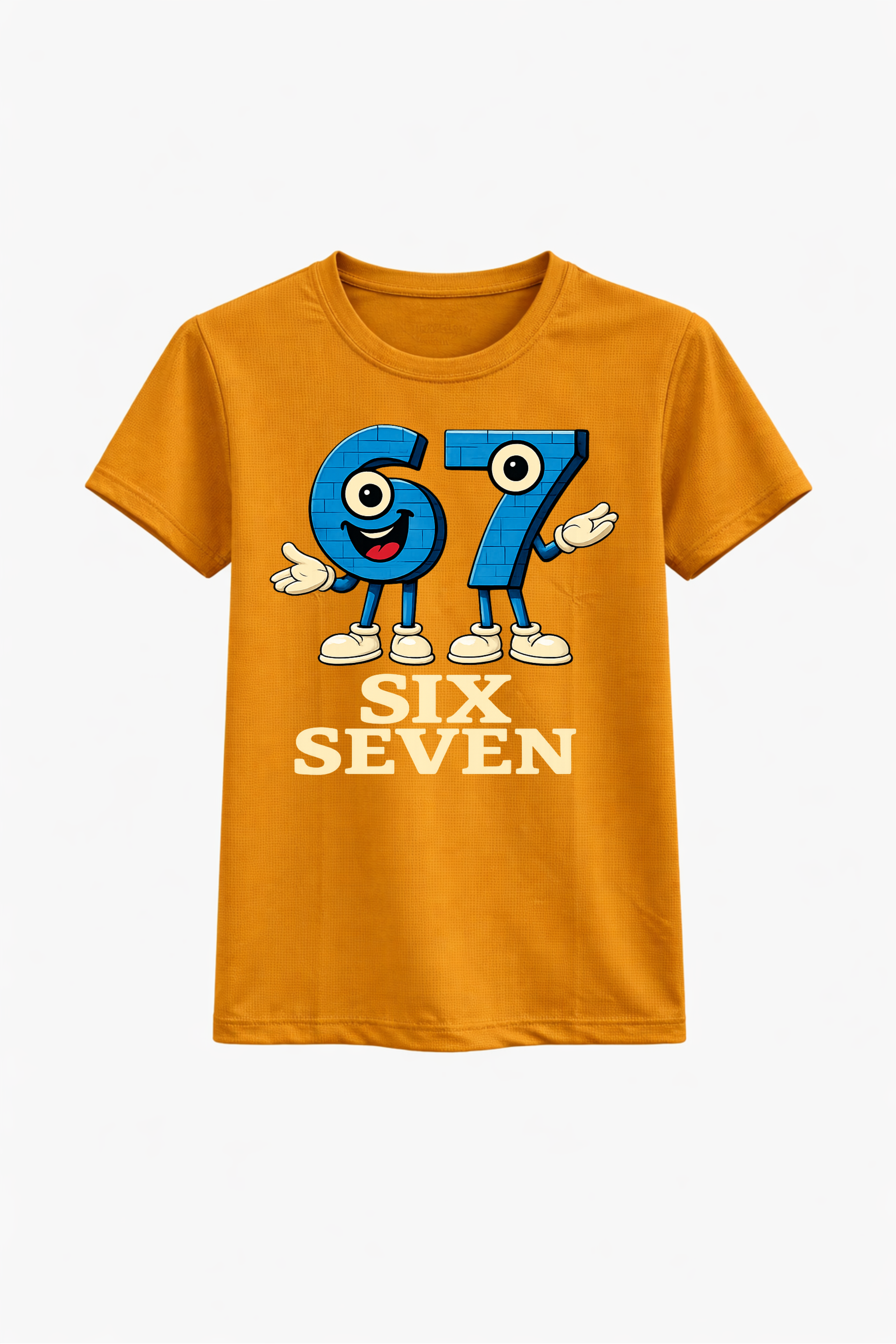 Six Seven Anime Blue Graphic Tee