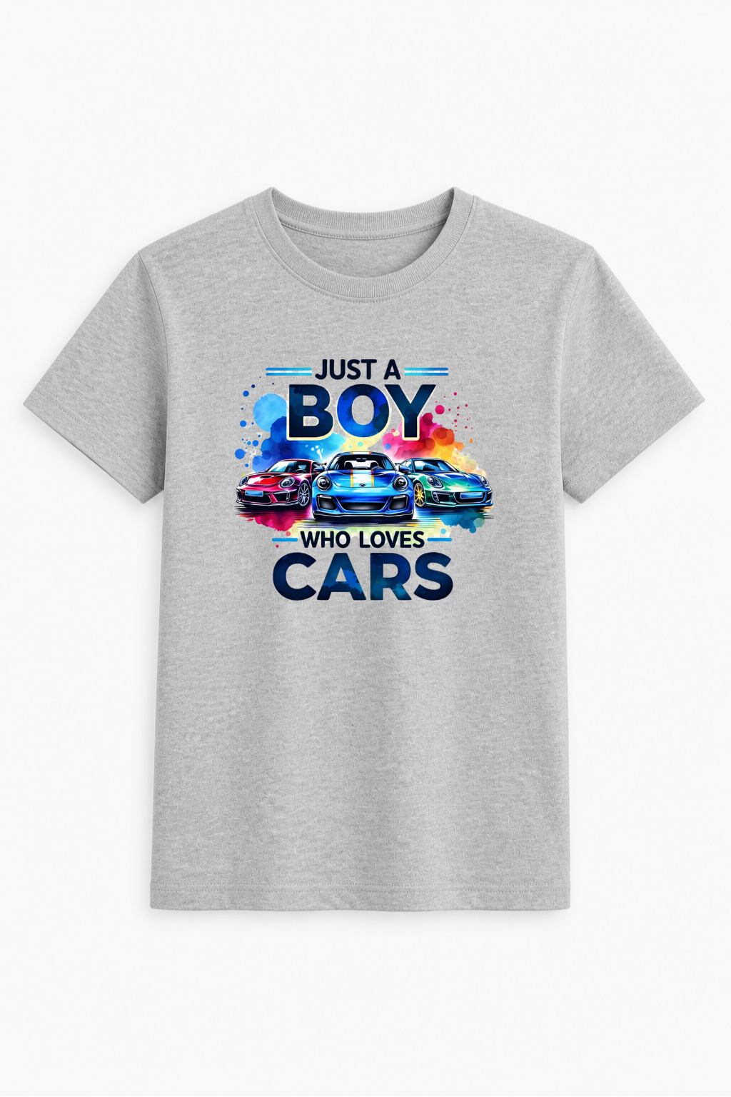 Boy Cars Graphic Cotton Tee