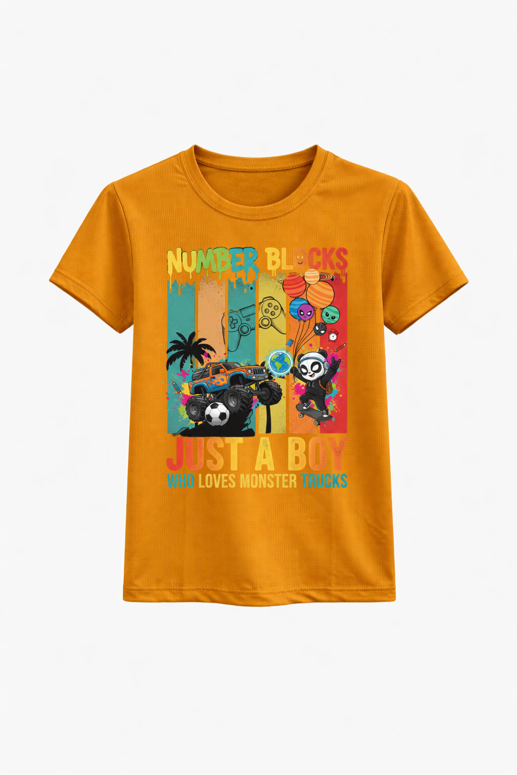 Monster Truck Boy Tee