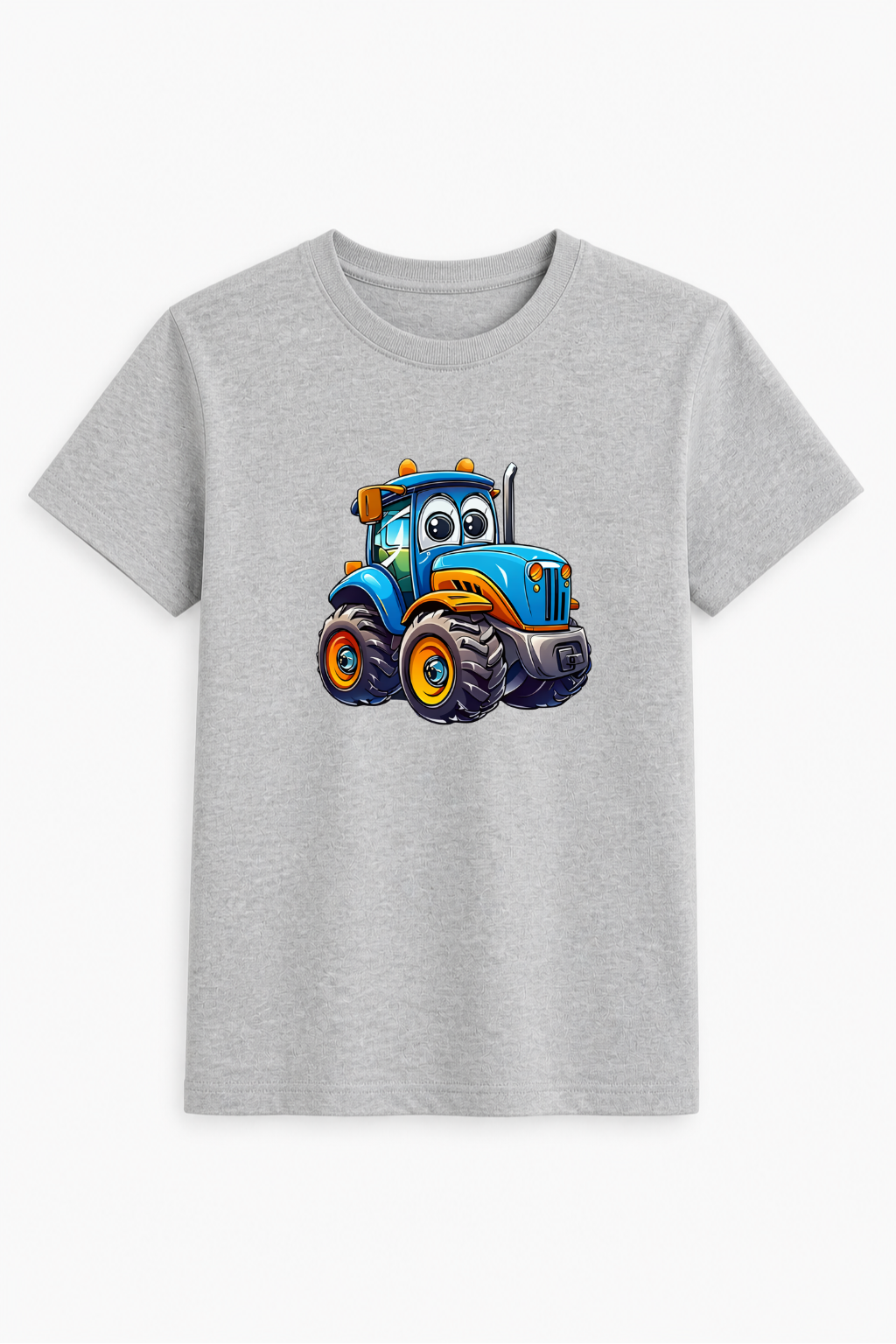 Happy Tractor Graphic Cotton Tee