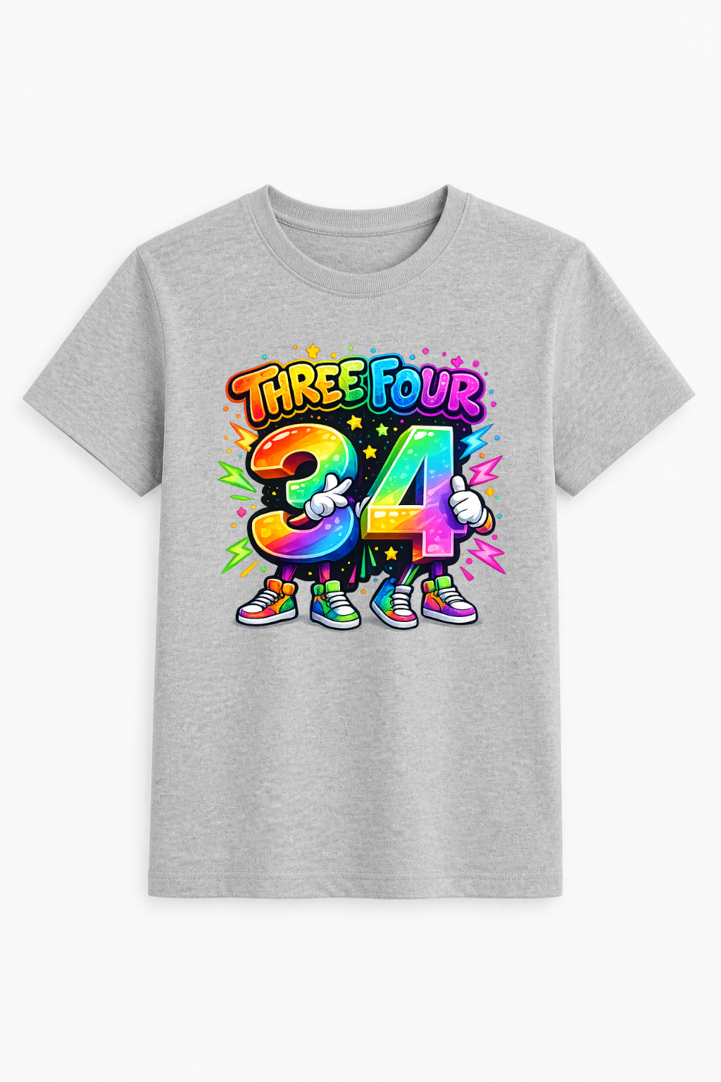Three Four Friends Birthday Tee