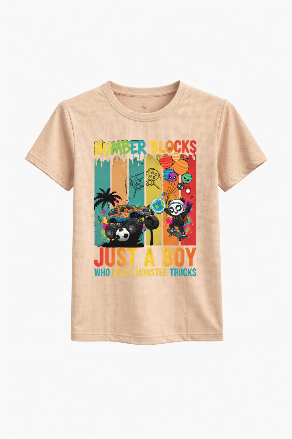 Monster Truck Boy Tee