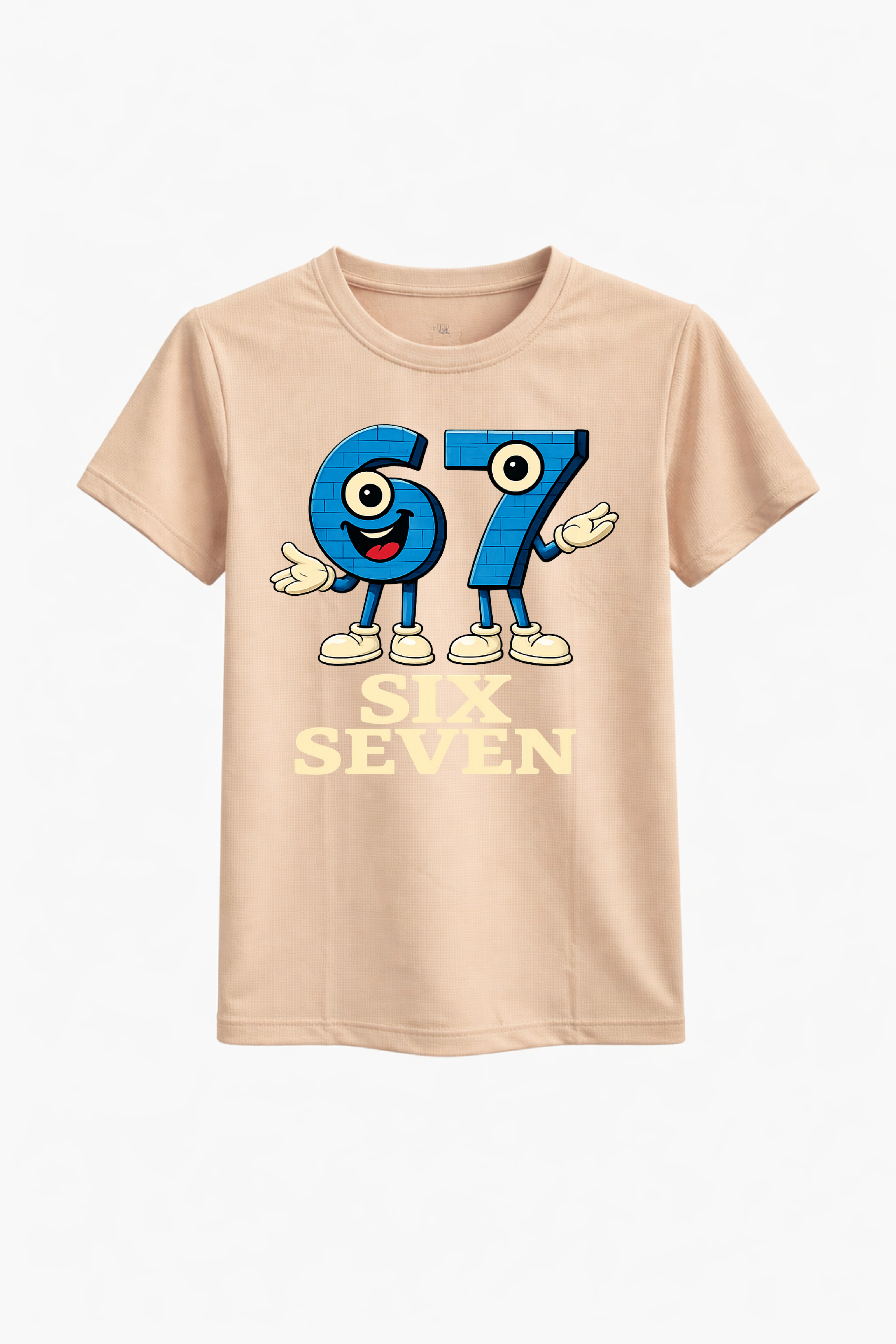Six Seven Anime Blue Graphic Tee