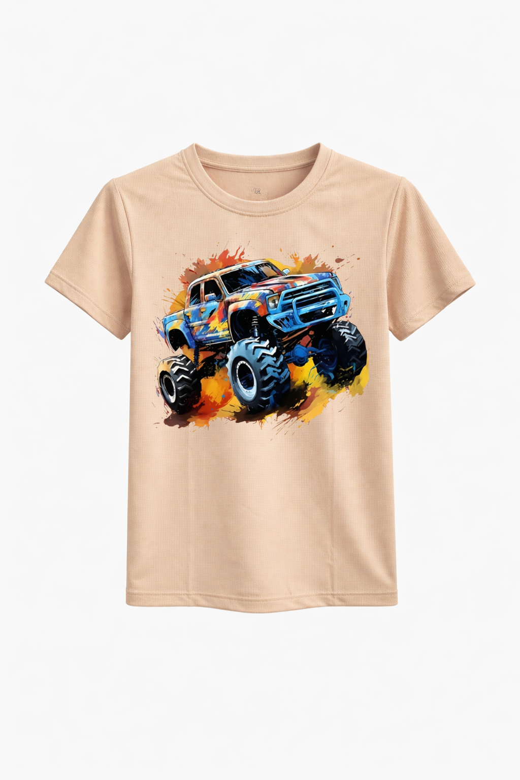 Color Blast Monster Truck Tee