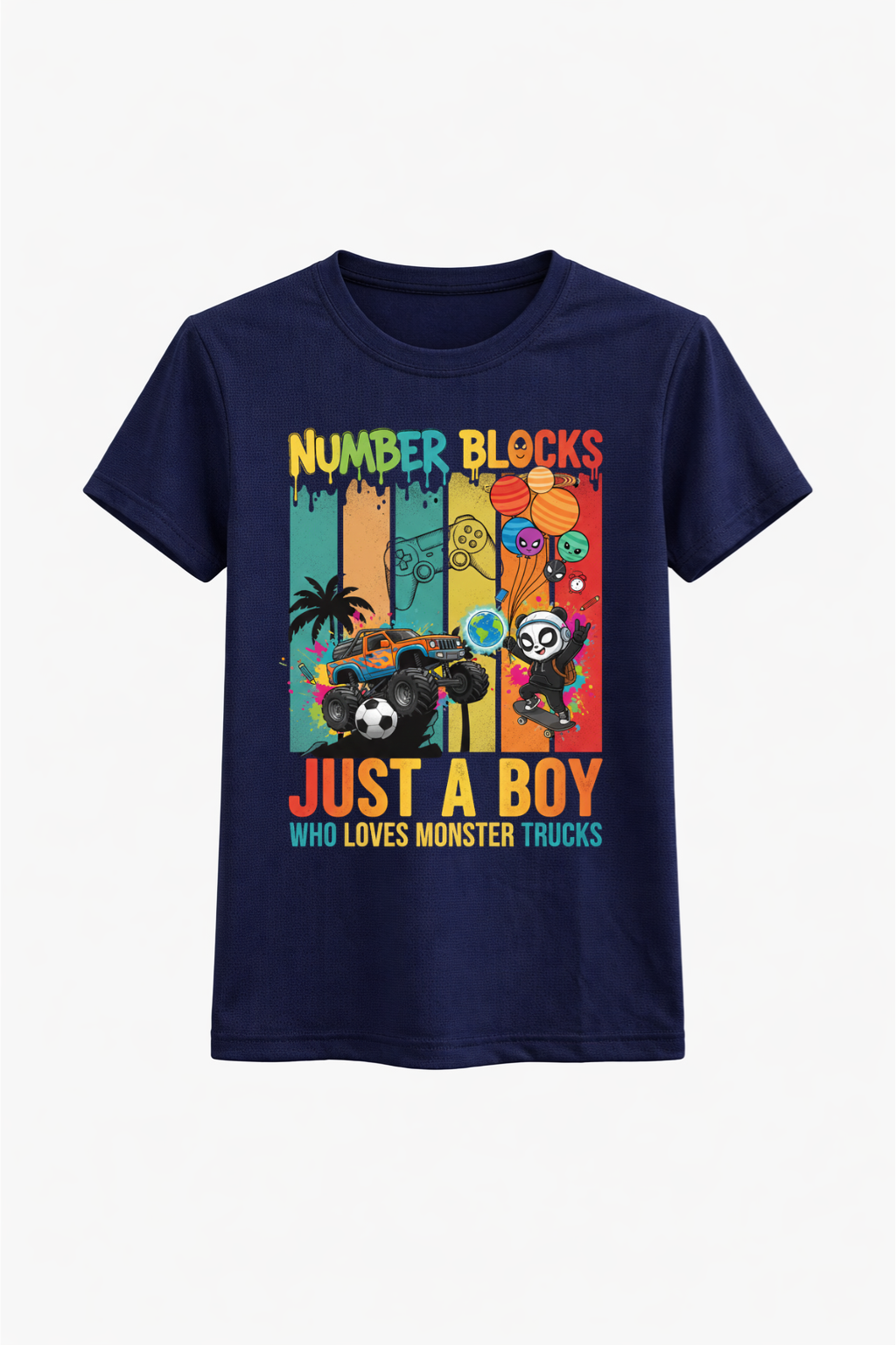 Monster Truck Boy Tee