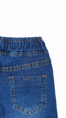 Boys Mid Blue Elasticated Shorts