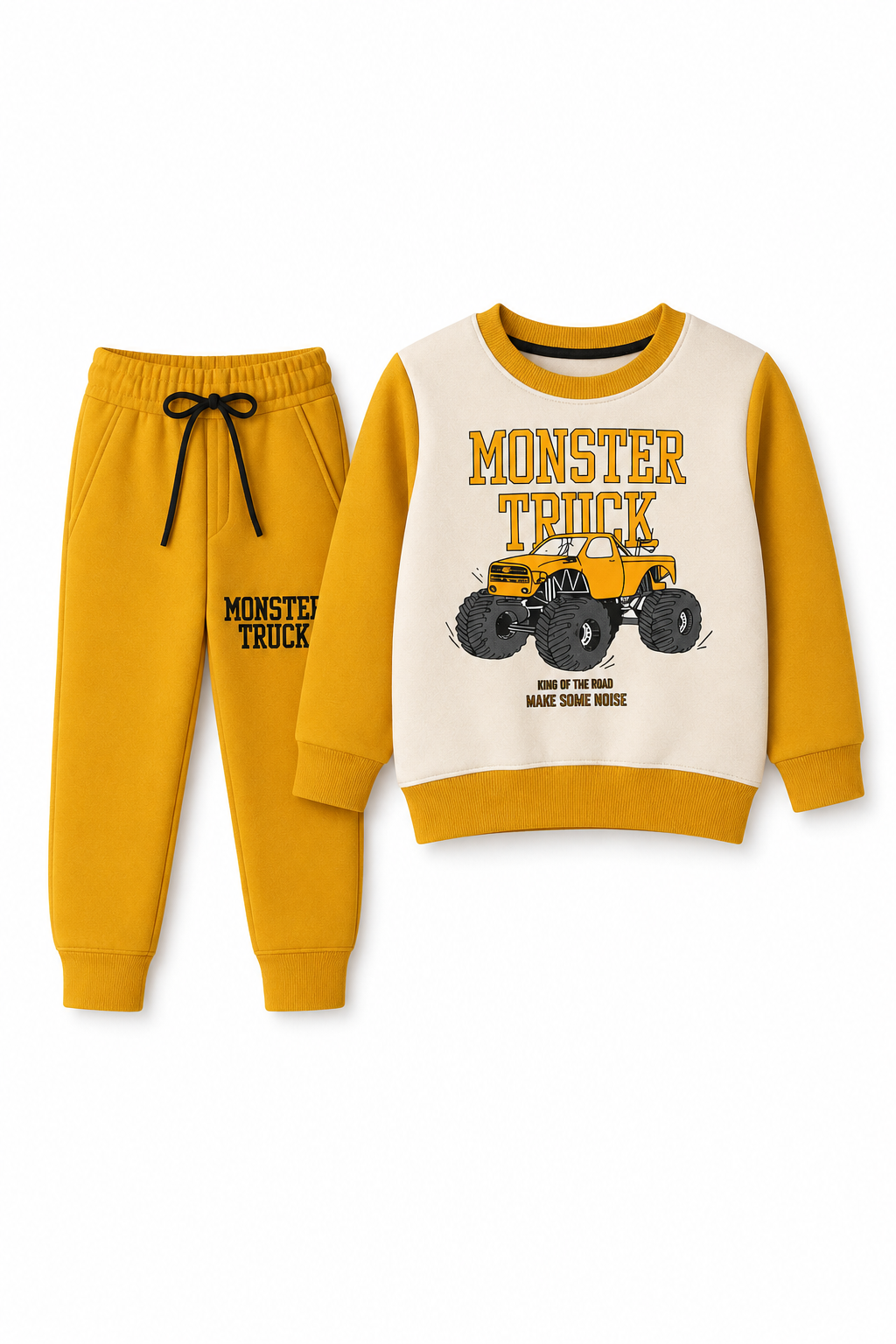 Premium Quality "Monster Truck" Printed Fleece Suit