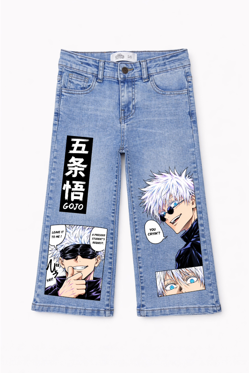 Gojo Saturo Graphic Jeans