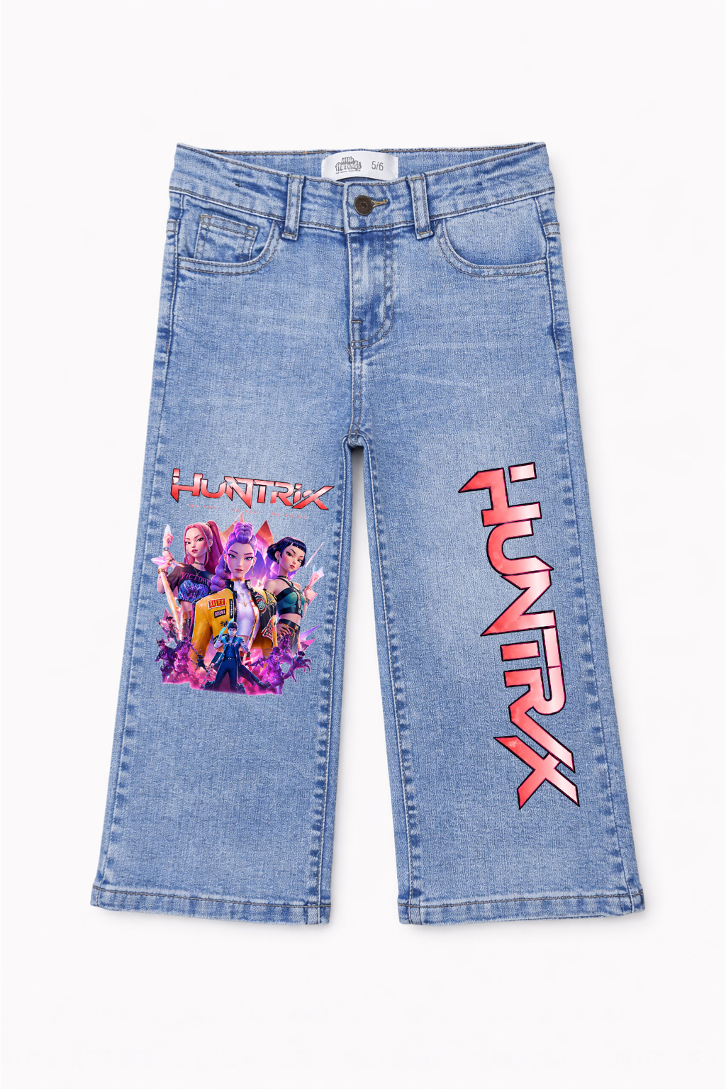 Huntrx Kpop Wide Leg Jeans