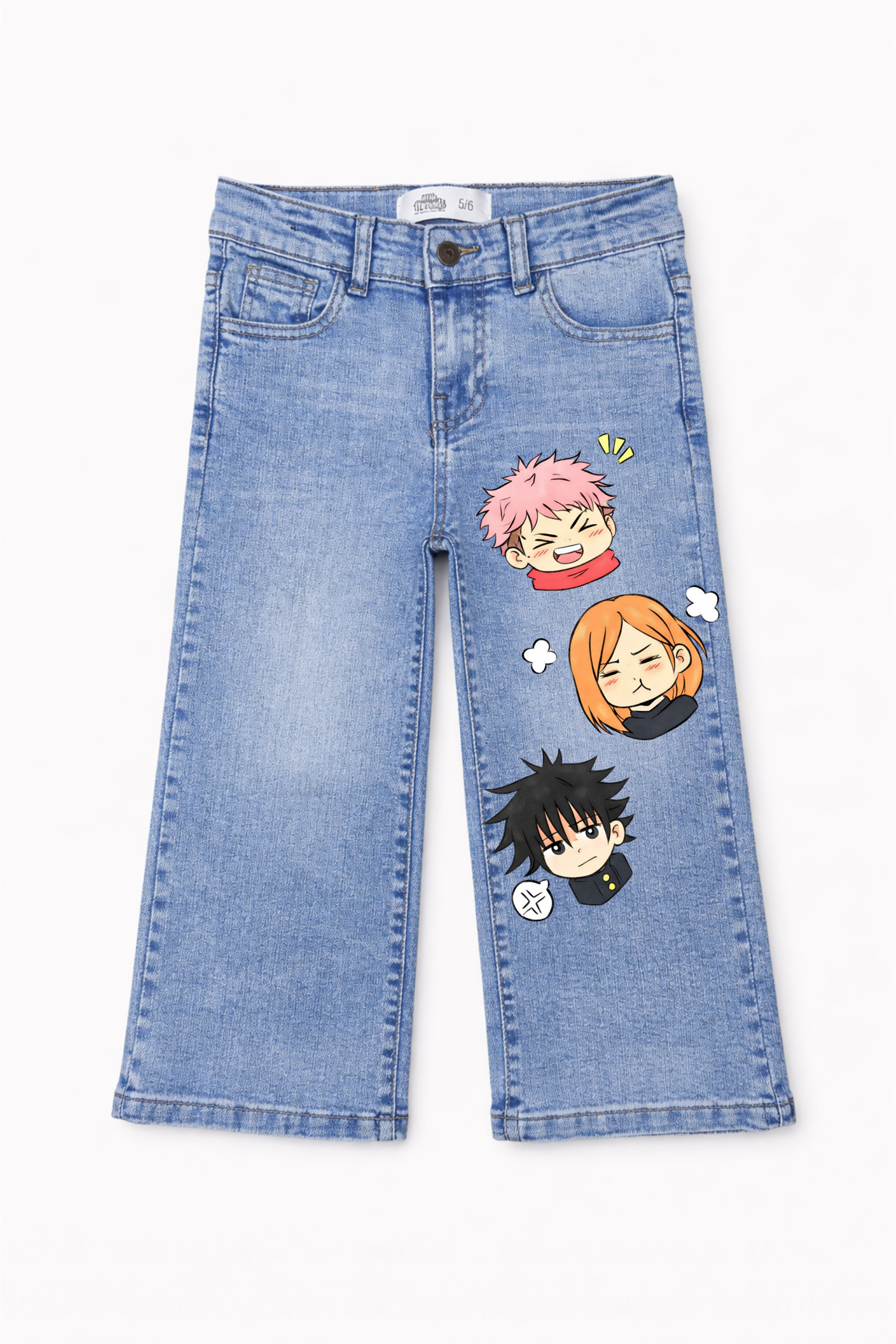 Chibi Squad Graphic Denim Jeans