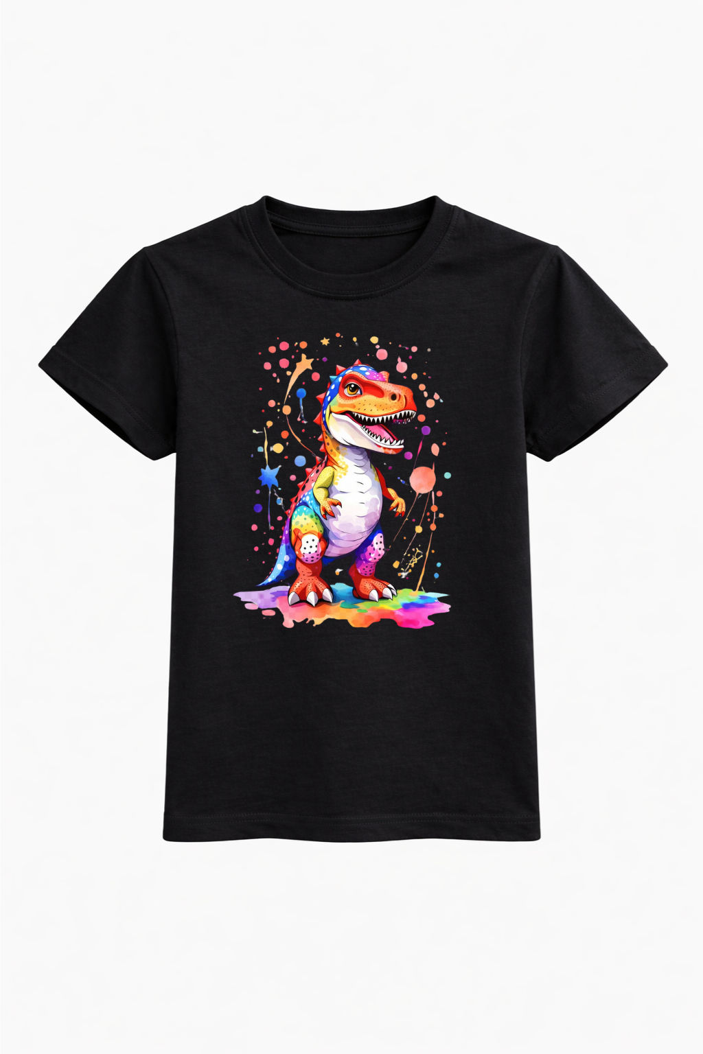 Rainbow Roar Dino Cotton Tee