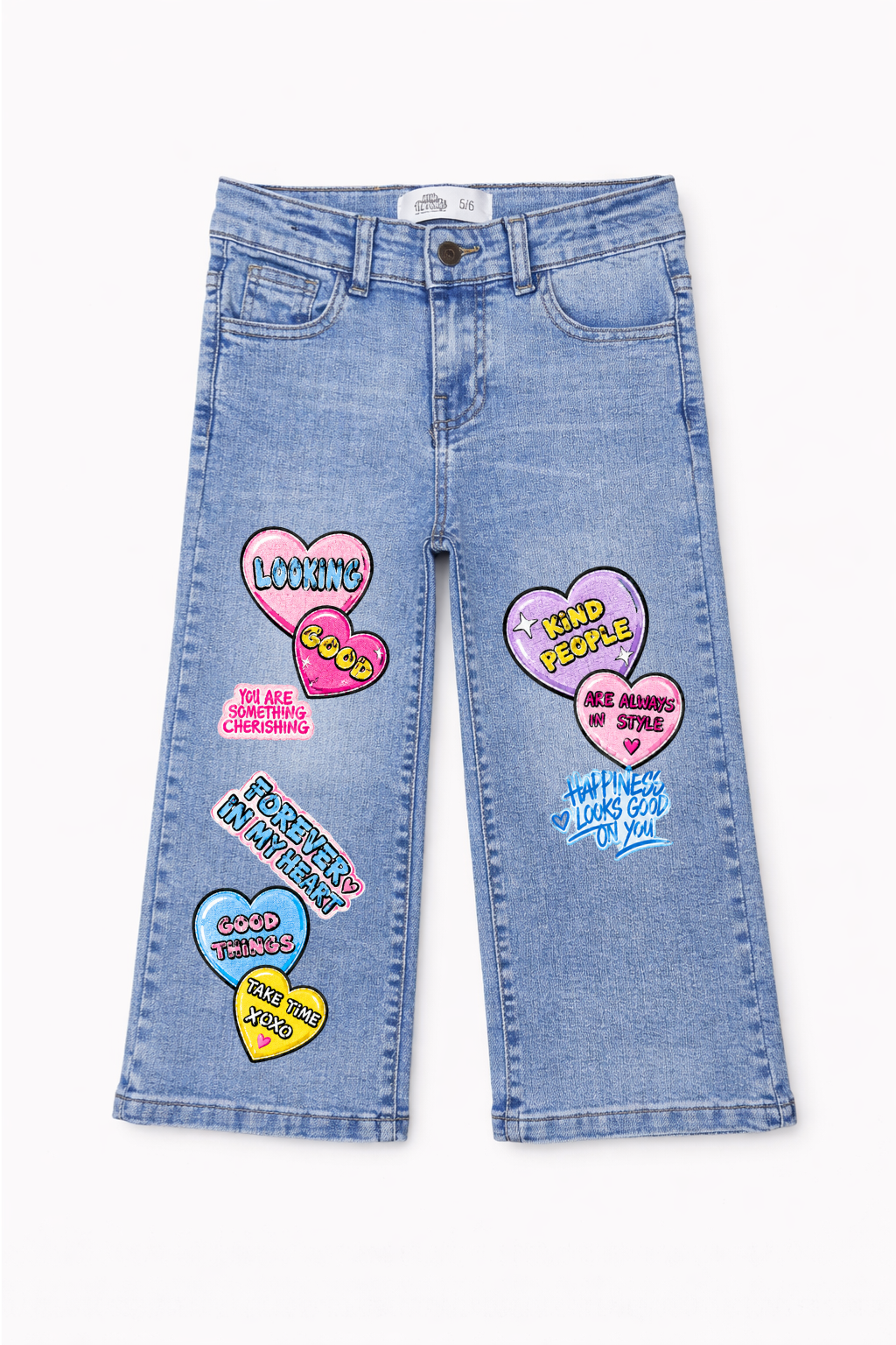 Kind Hearts Wide Leg Jeans