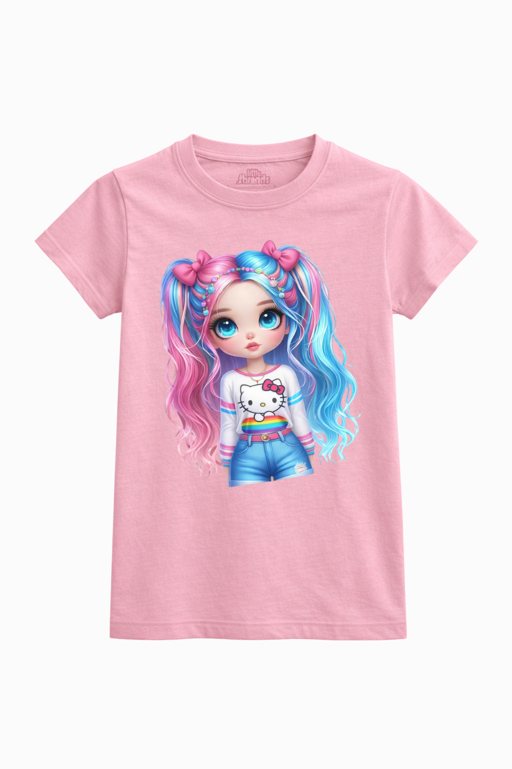 Pastel Doll Girl Tee