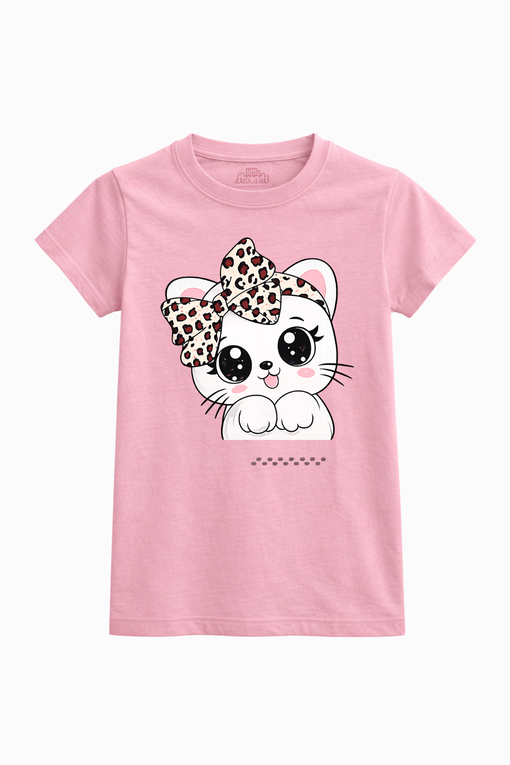 Cute Kitty Bow Tee