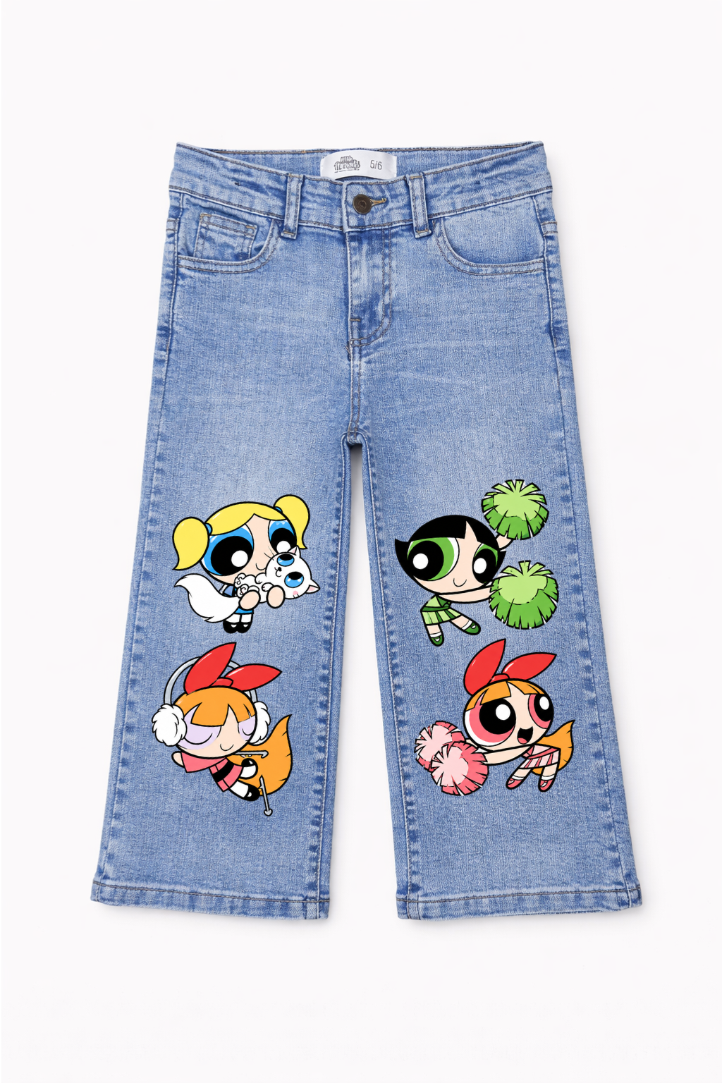 Powerpuff Cheer Squad Wide Leg Jeans