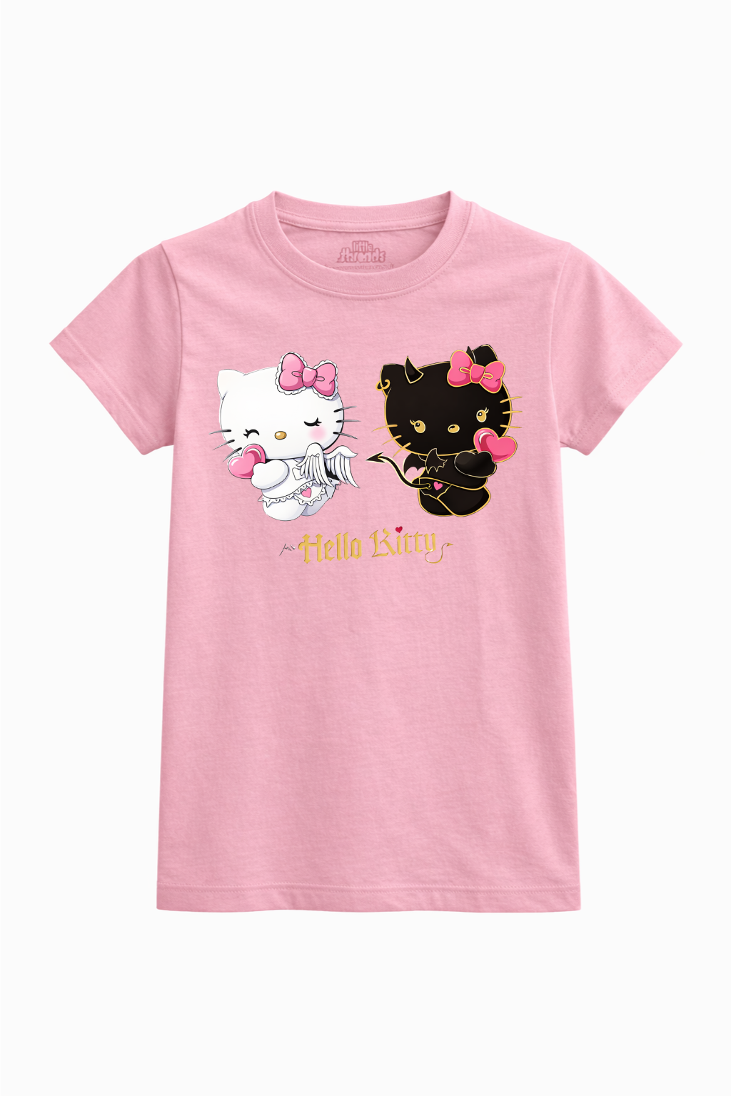 Angel & Devil Kitty Tee