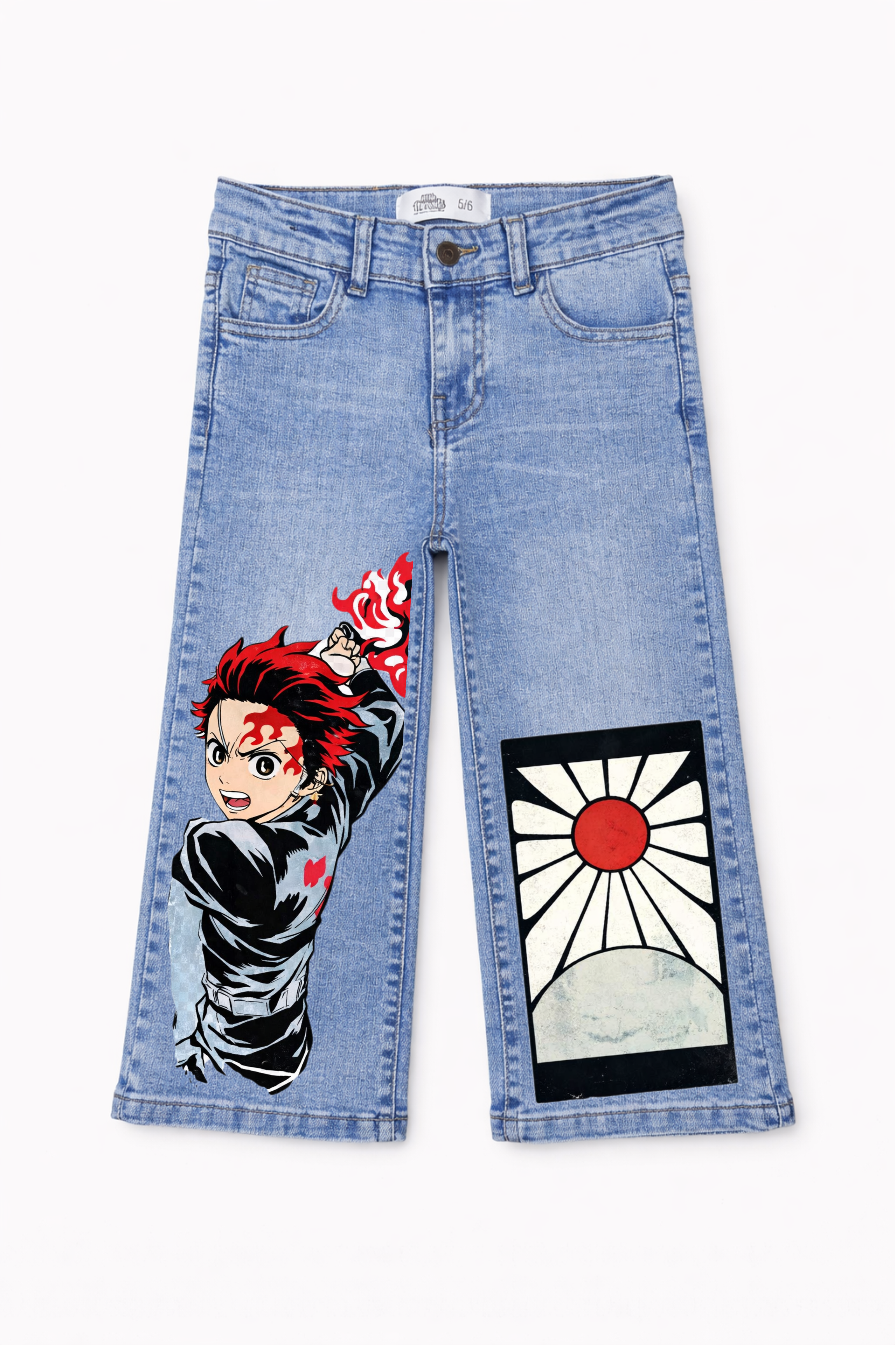 Flame Slayer Denim Jeans