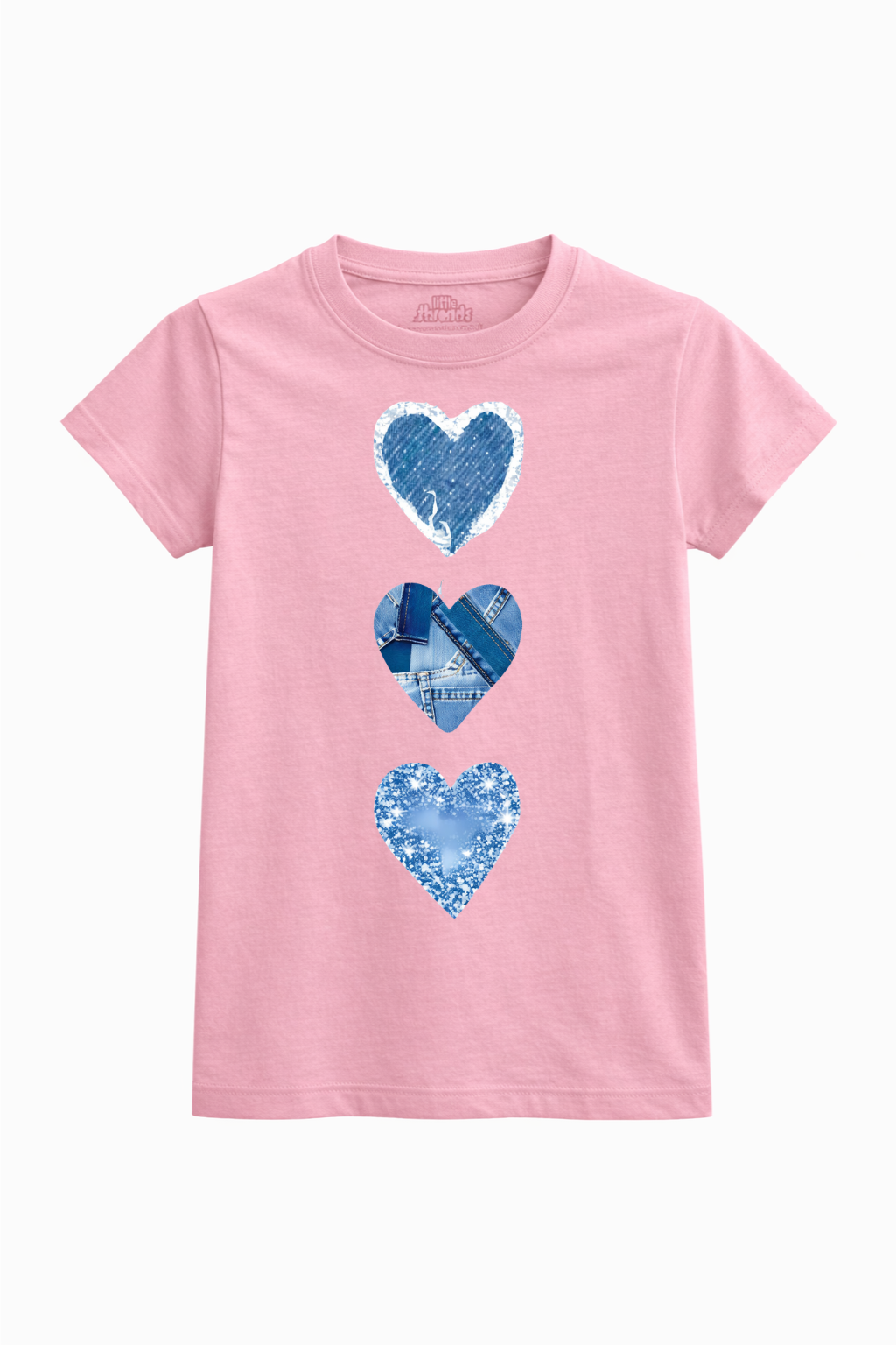 Denim Hearts Tee
