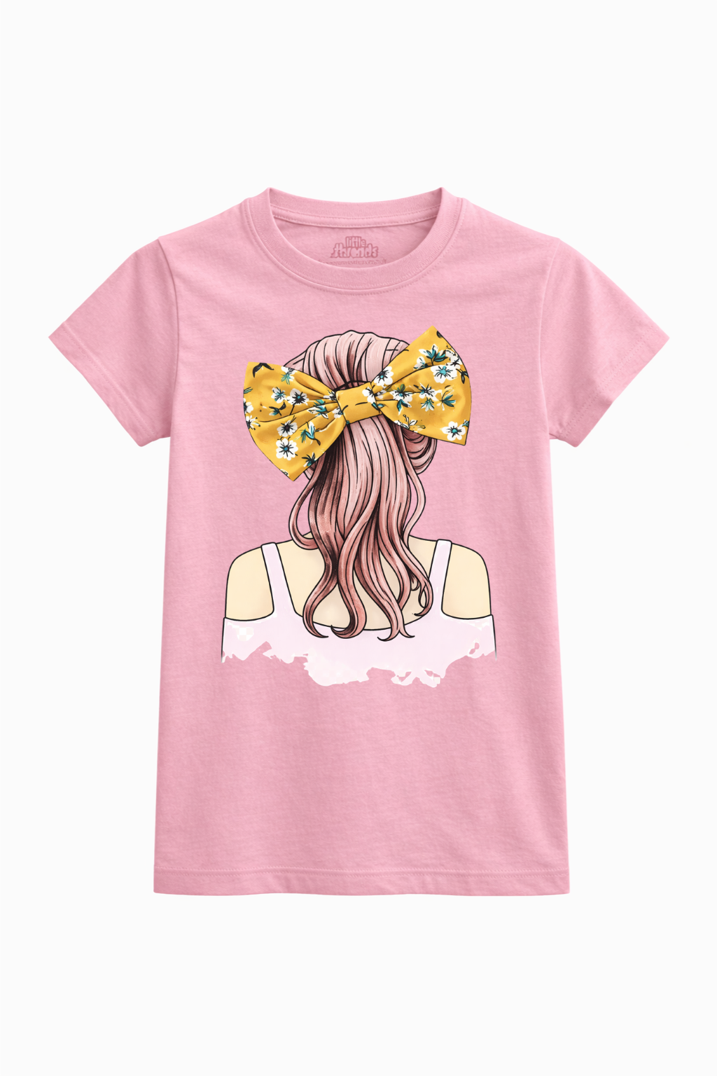 Floral Bow Girl Tee