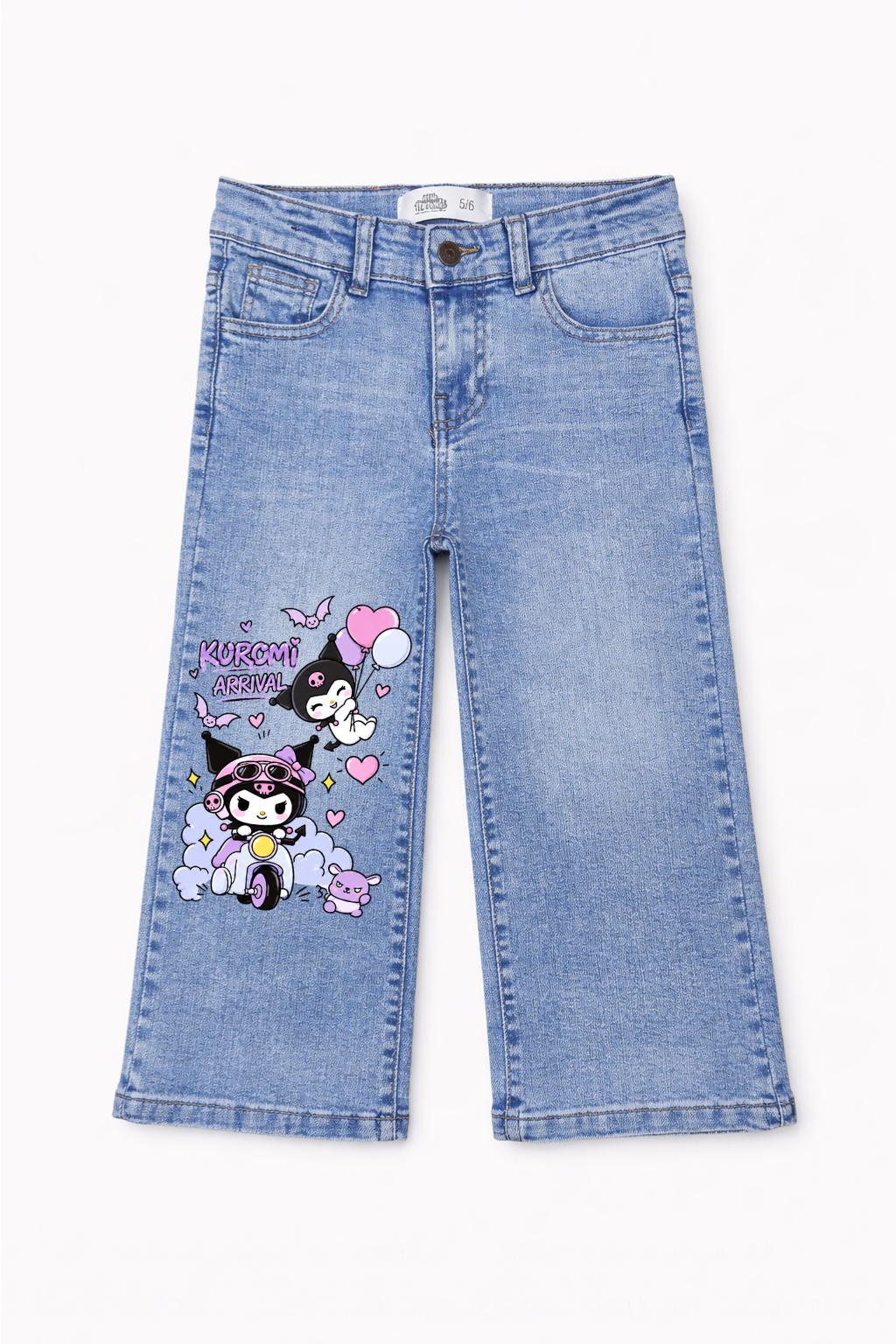 Kuromi Arrival Rider Wide Leg Jeans
