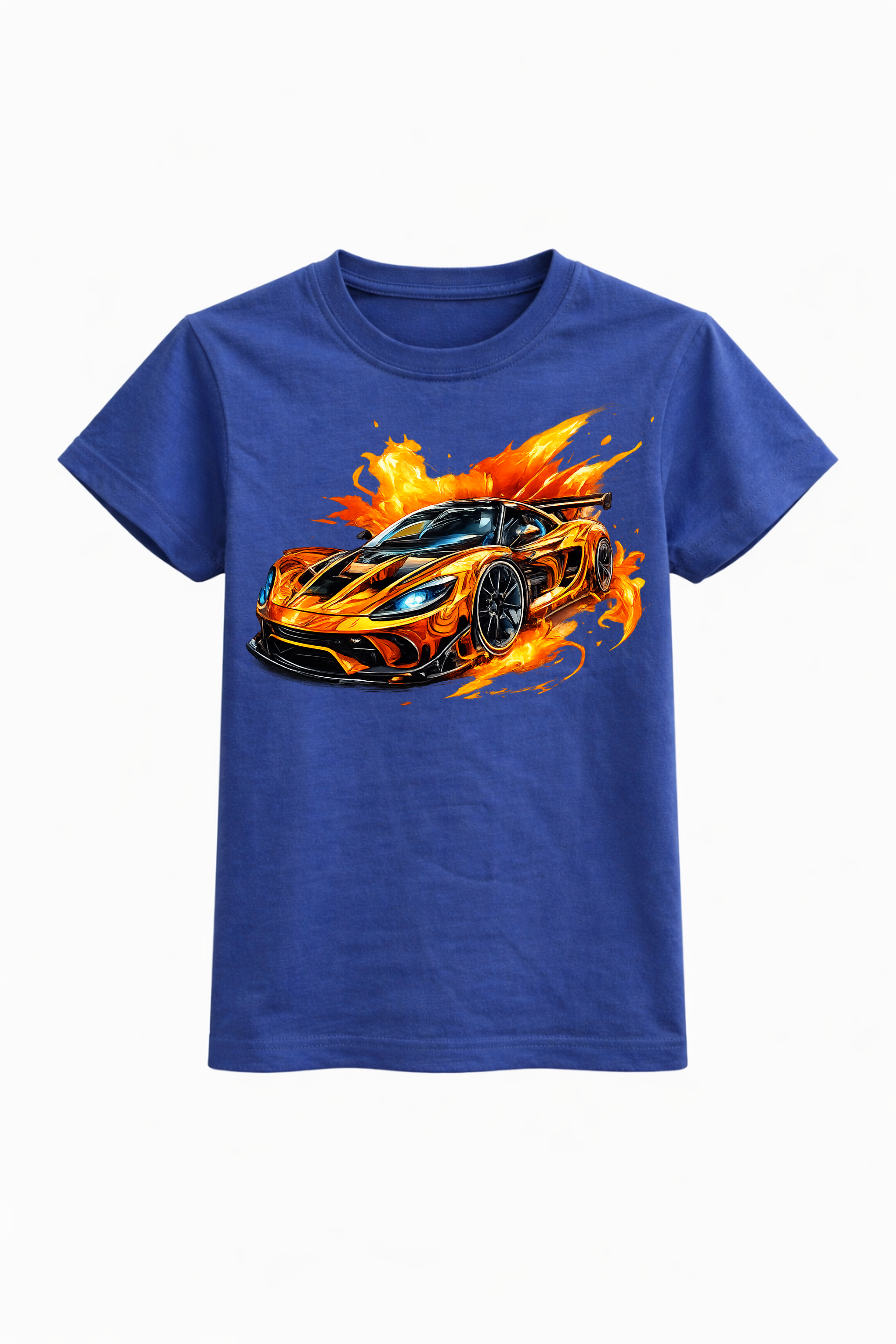 Flaming SuperCar Graphic Tee