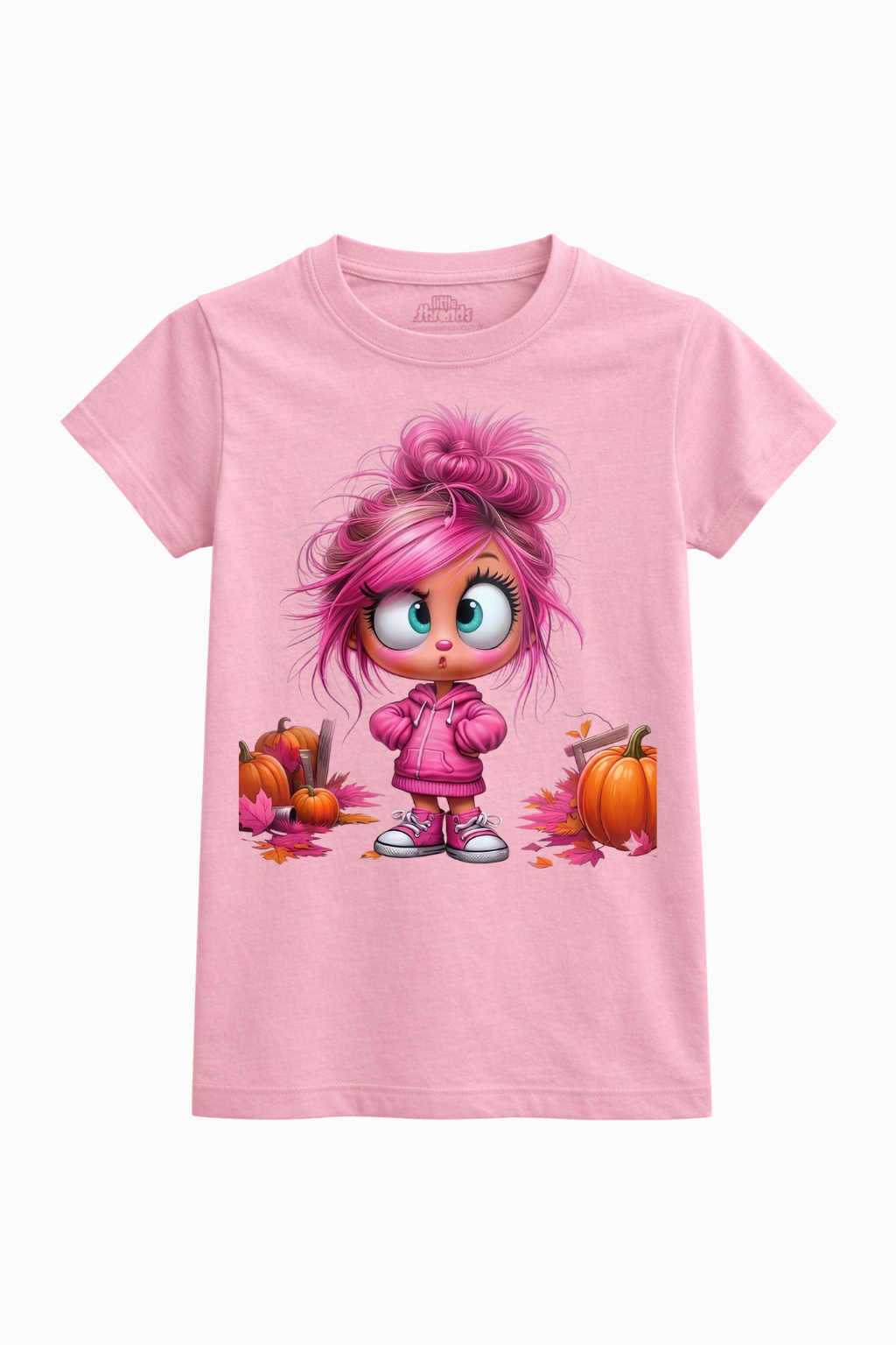 Pink Pumpkin Girl Tee