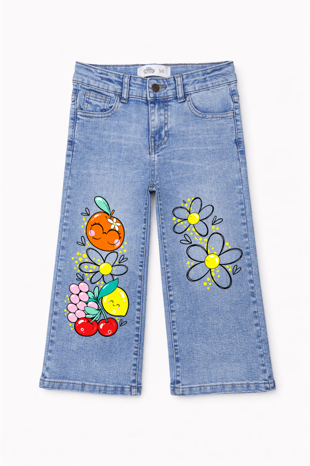 Fruity Daisy Wide Leg Jeans