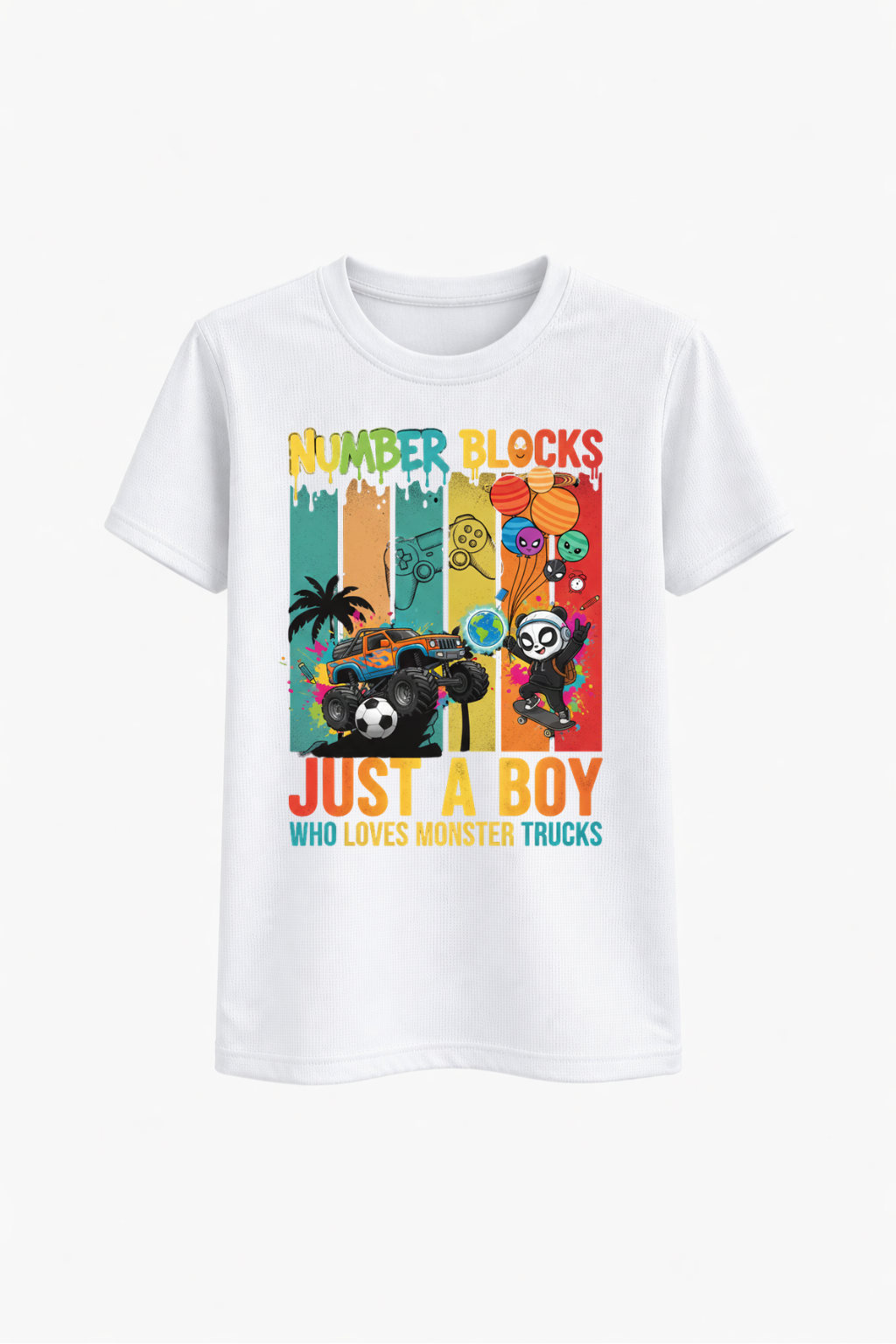 Monster Truck Boy Tee
