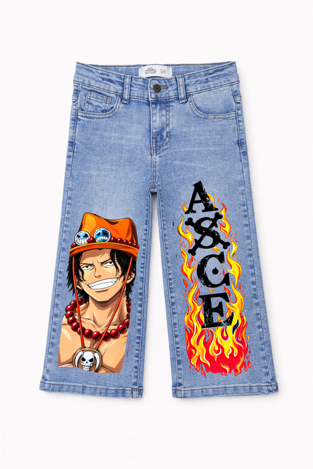 Ace Flame Graphic Jeans