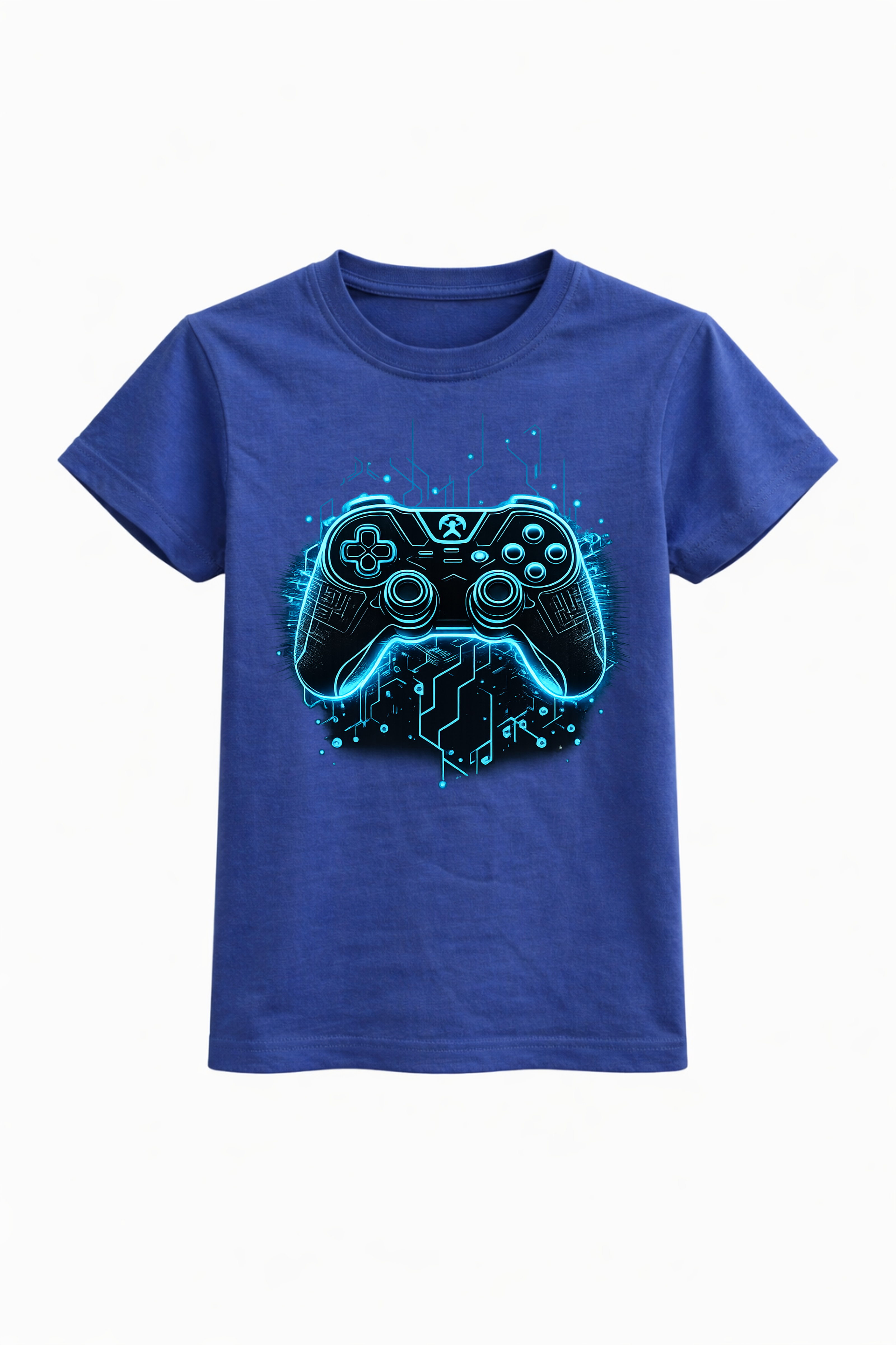 Luminous Blue 3D Graphic Tee