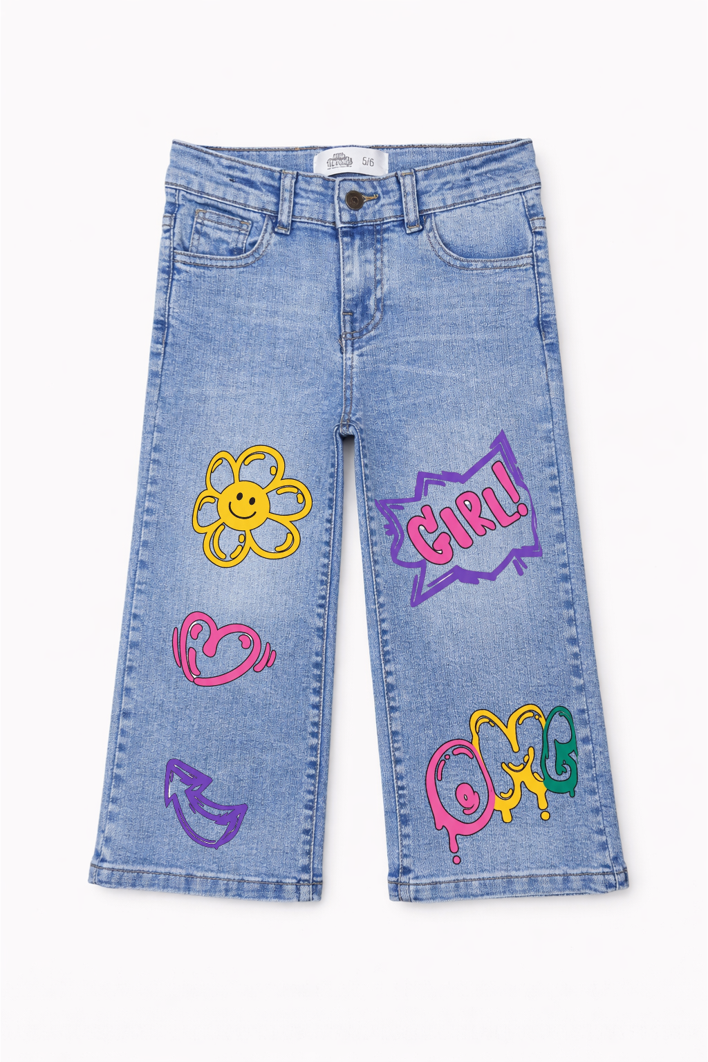 OMG Girl Wide Leg Jeans