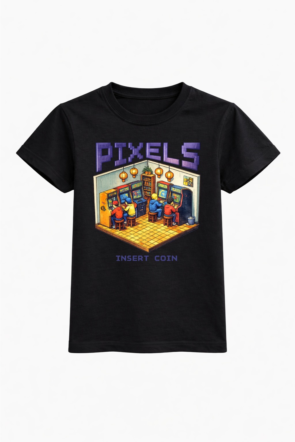 Pixels Game Graphic T-Shirt