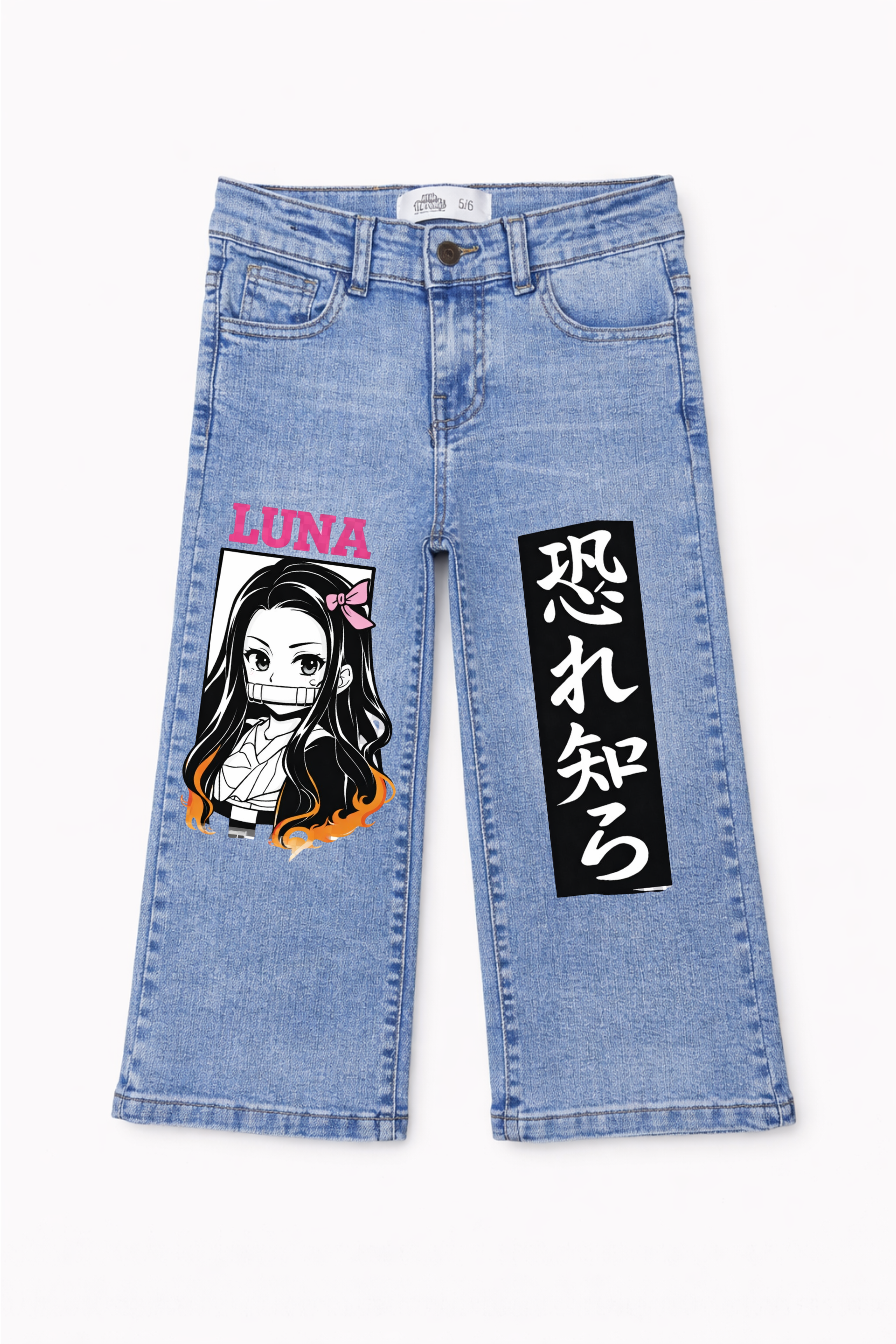 Luna Signature Graphic Denim Jeans