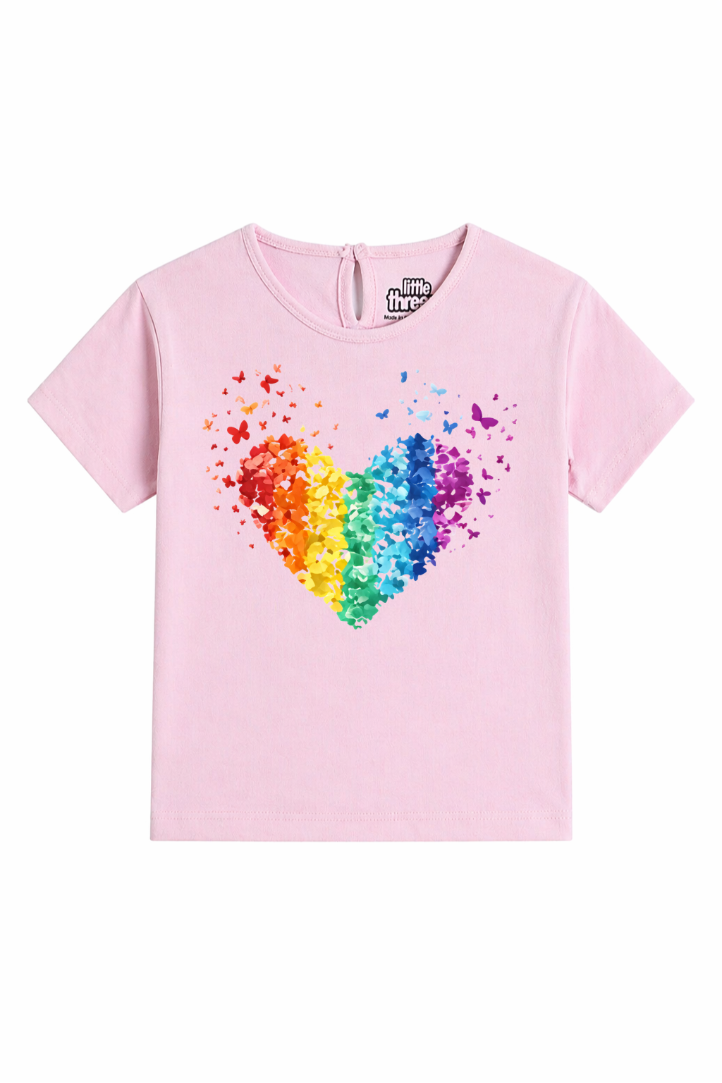 Rainbow Heart Tee Co-ord Set