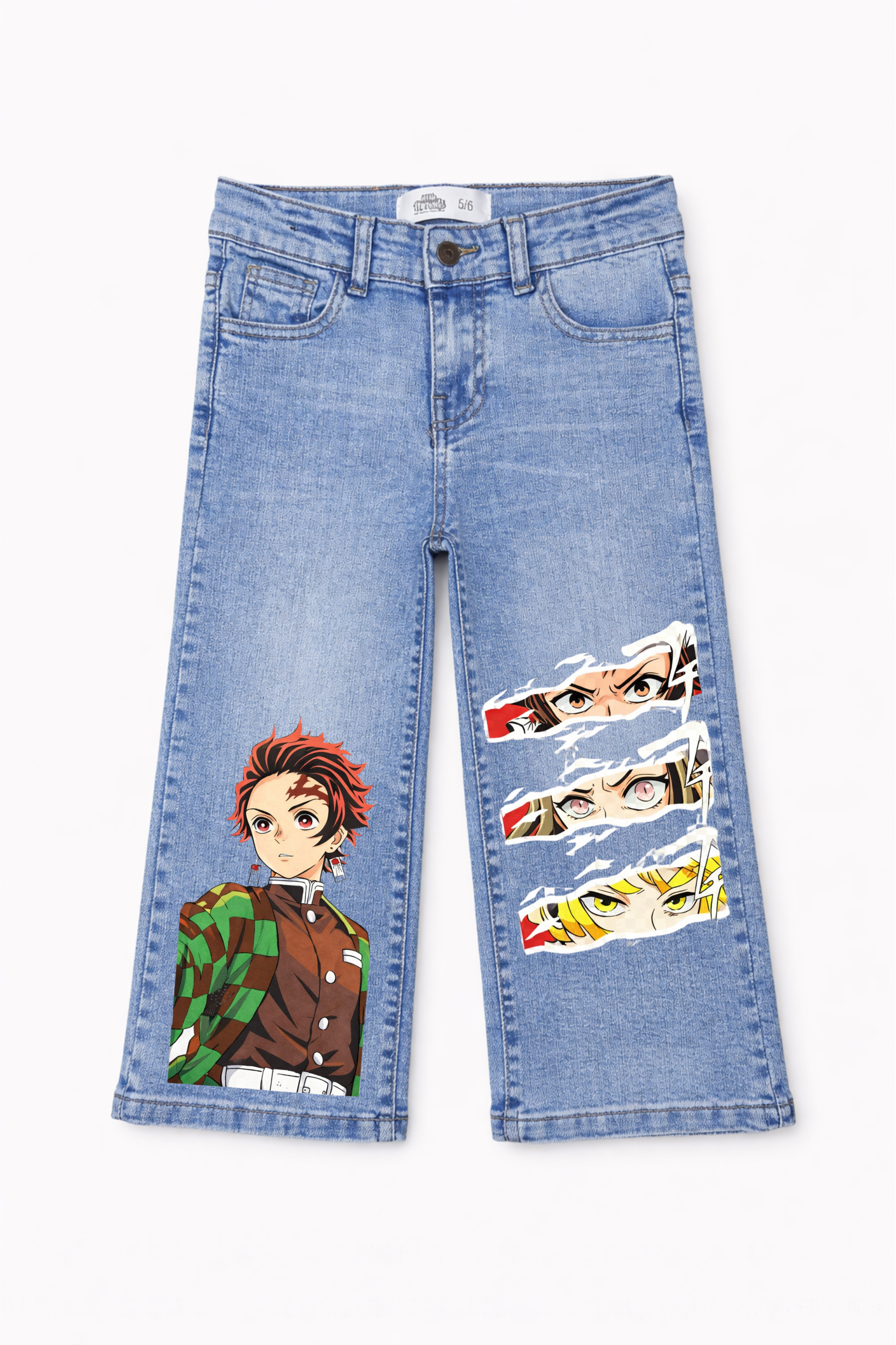 Anime Squad Graphic Denim Jeans