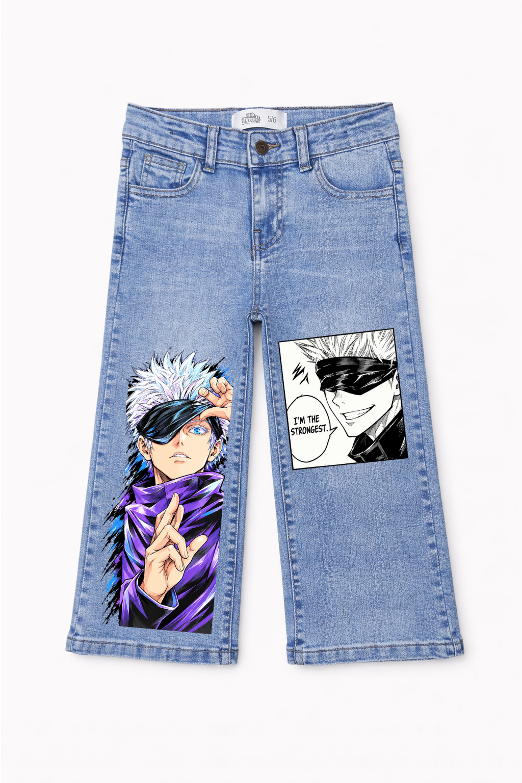 Gojo Strongest One Graphic Jeans