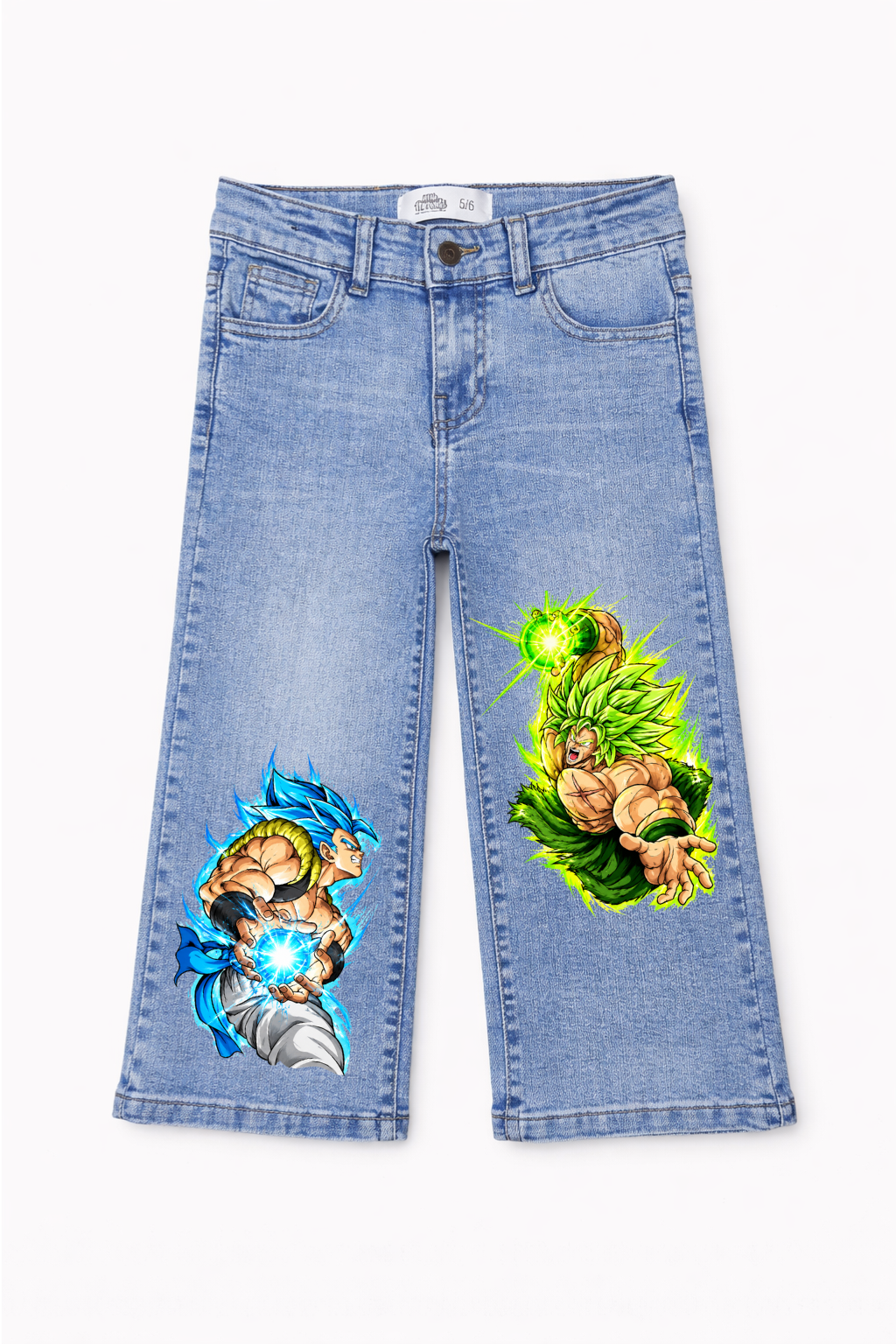 Broly vs Gogeta Power Clash Graphic Jeans