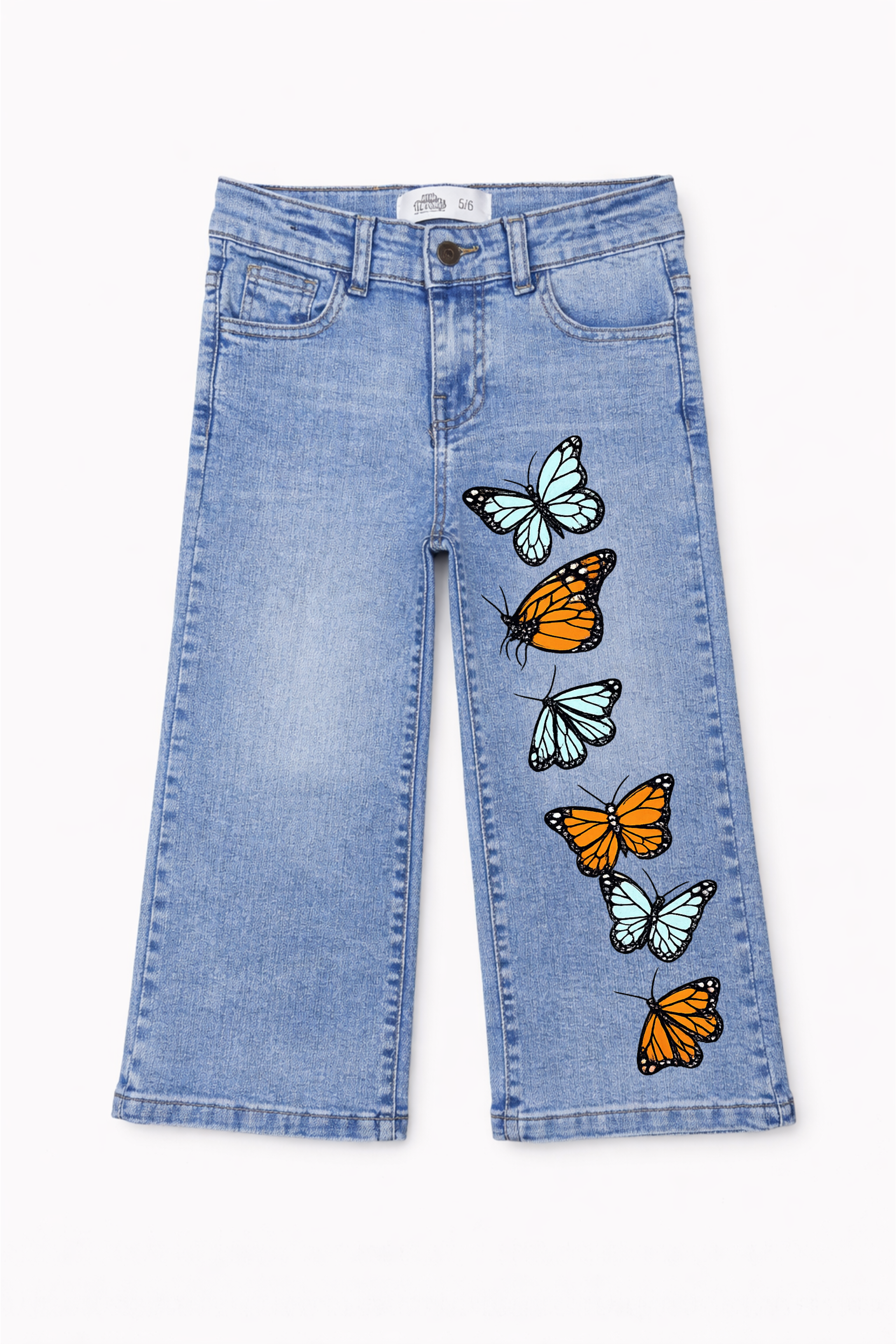 Monarch Flutter Graphic Denim Jeans