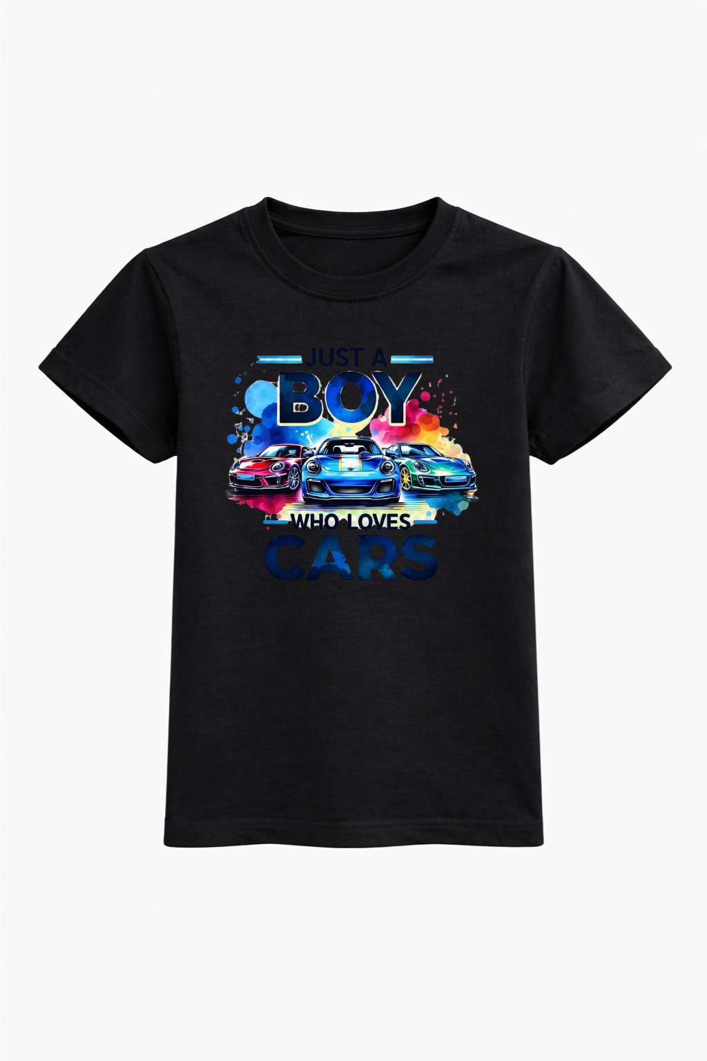 Boy Cars Graphic Cotton Tee