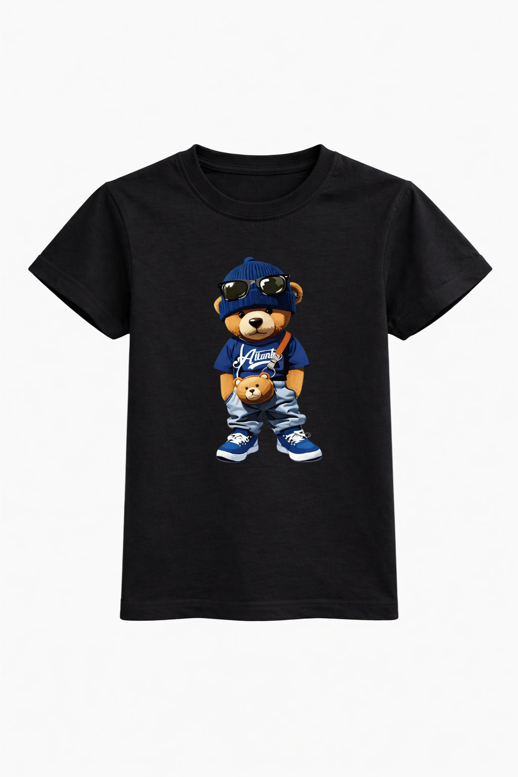 Drip Teddy Graphic Cotton Tee