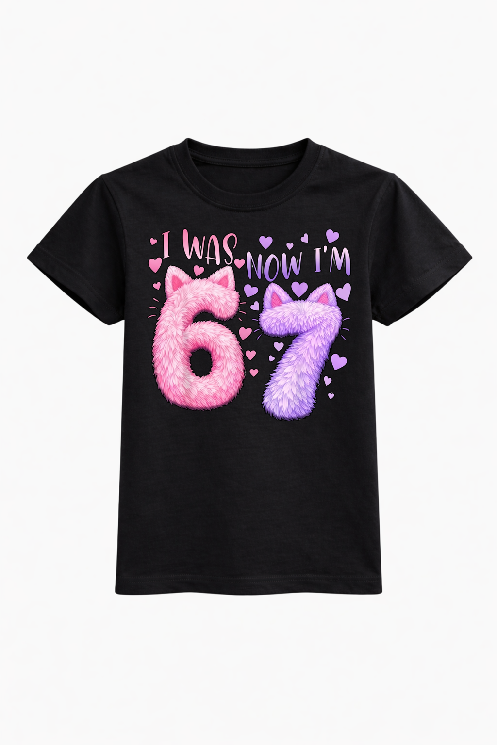 I Was 6 Now I’m 7 Princess Birthday Tee