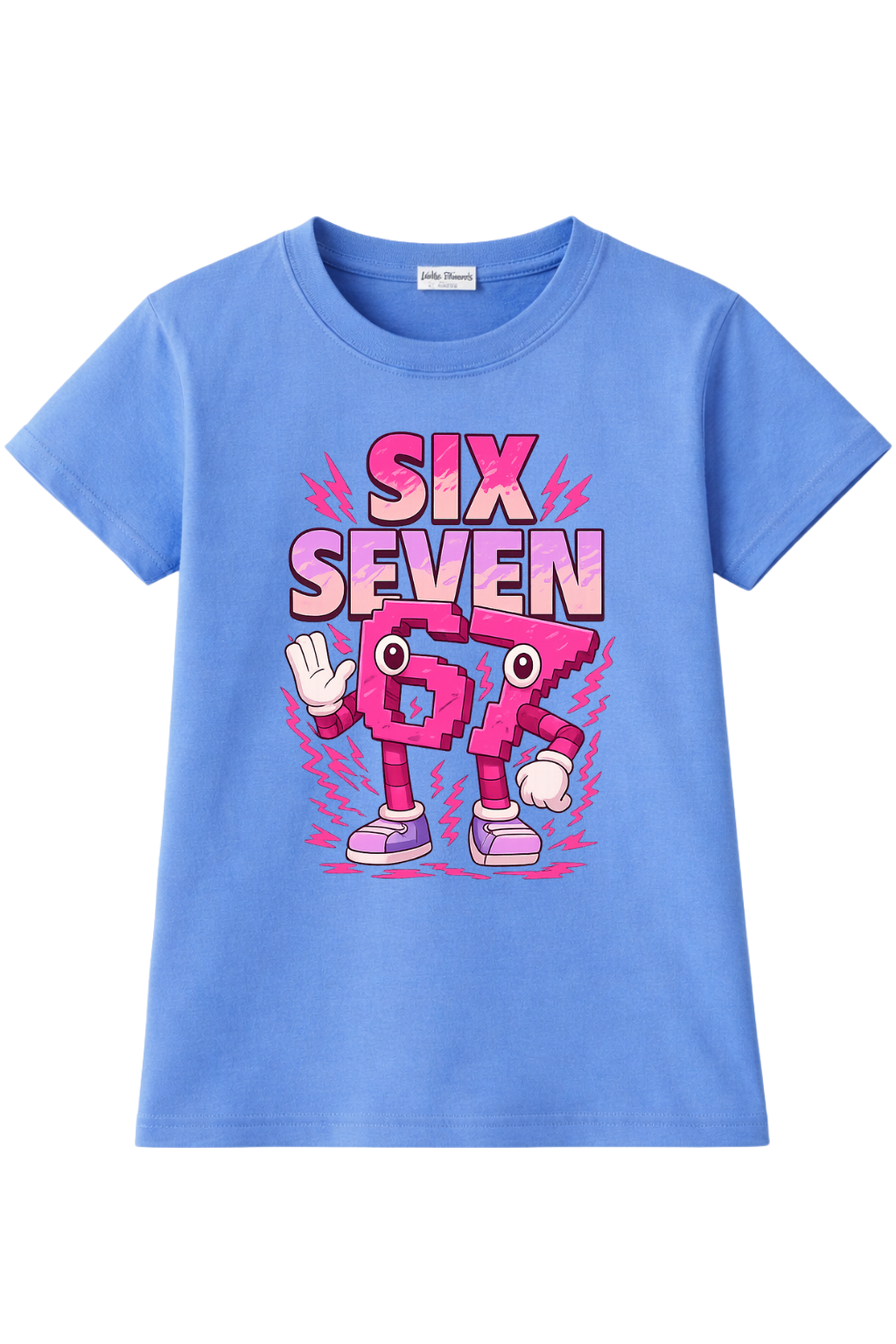 Six Seven 67 Pink Graphic Tee