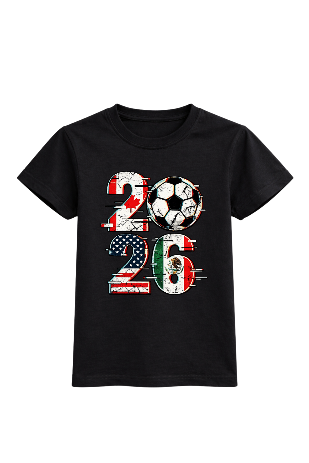 The 2026 Glitch Flag Block Tee