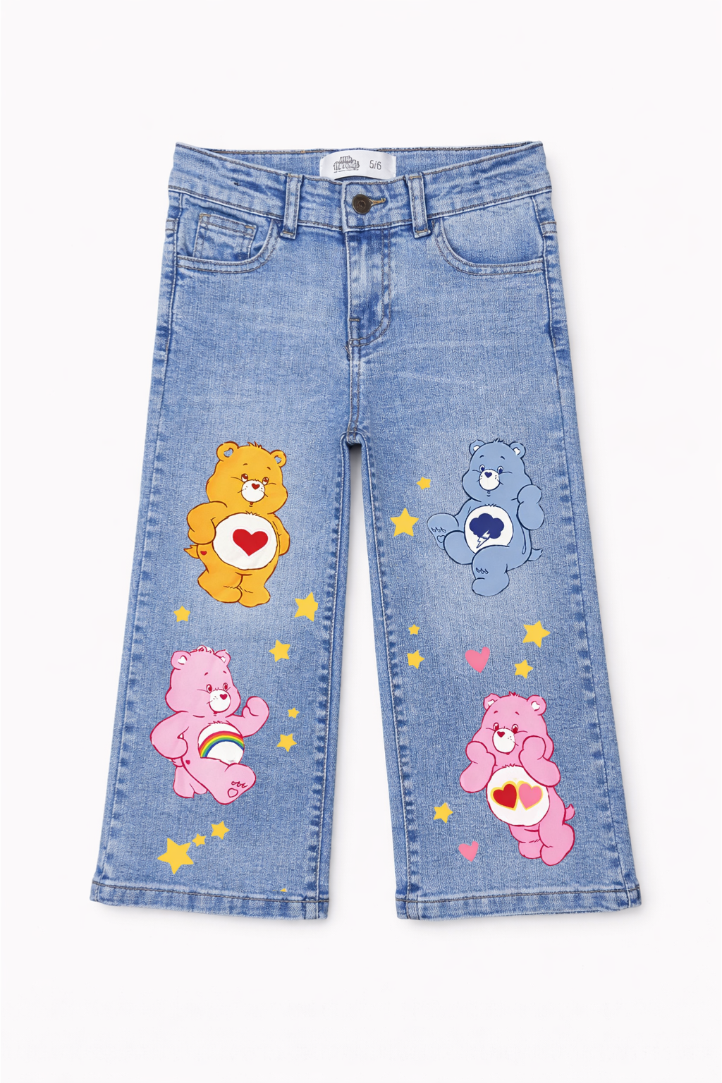 Care Bear Wide Leg Jeans