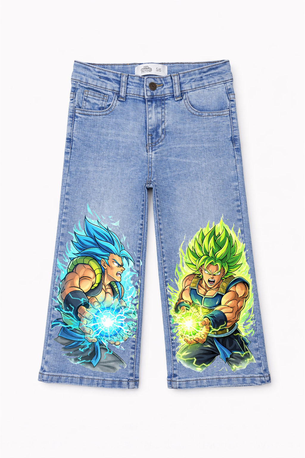 Power Clash Anime Jeans